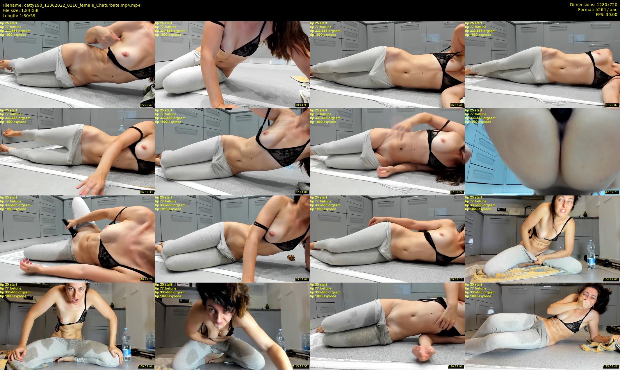 catty190 — 91 minute Chaturbate female cam show recording, 720p, Jun 11, 2022