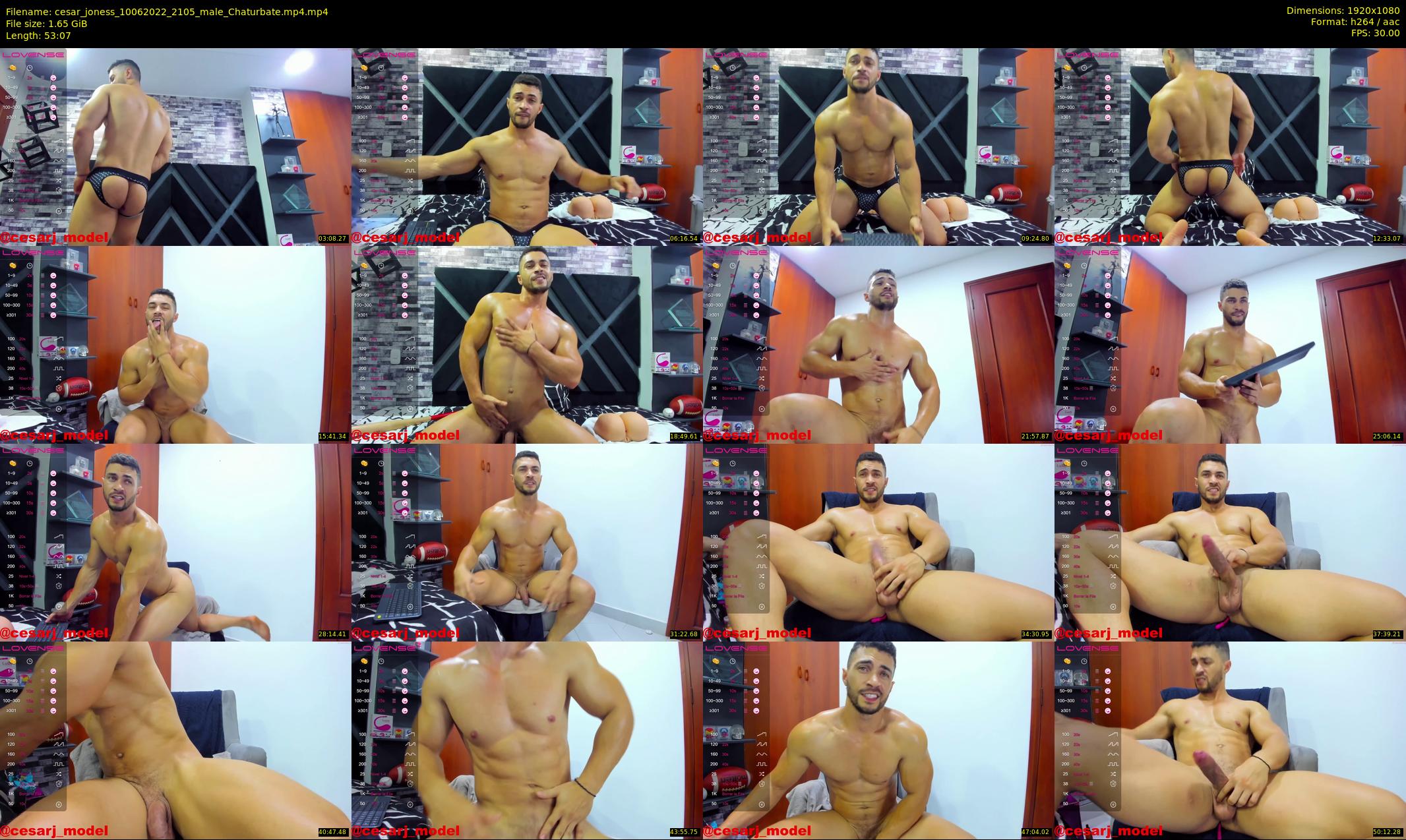 cesar_joness — 54 minute Chaturbate male cam show recording, 1080p, Jun 10, 2022