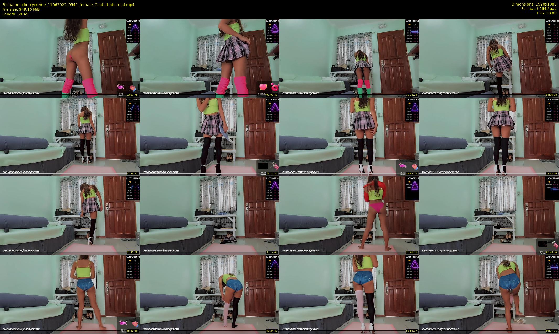 cherrycreme — 60 minute Chaturbate female cam show recording, 1080p, Jun 11, 2022
