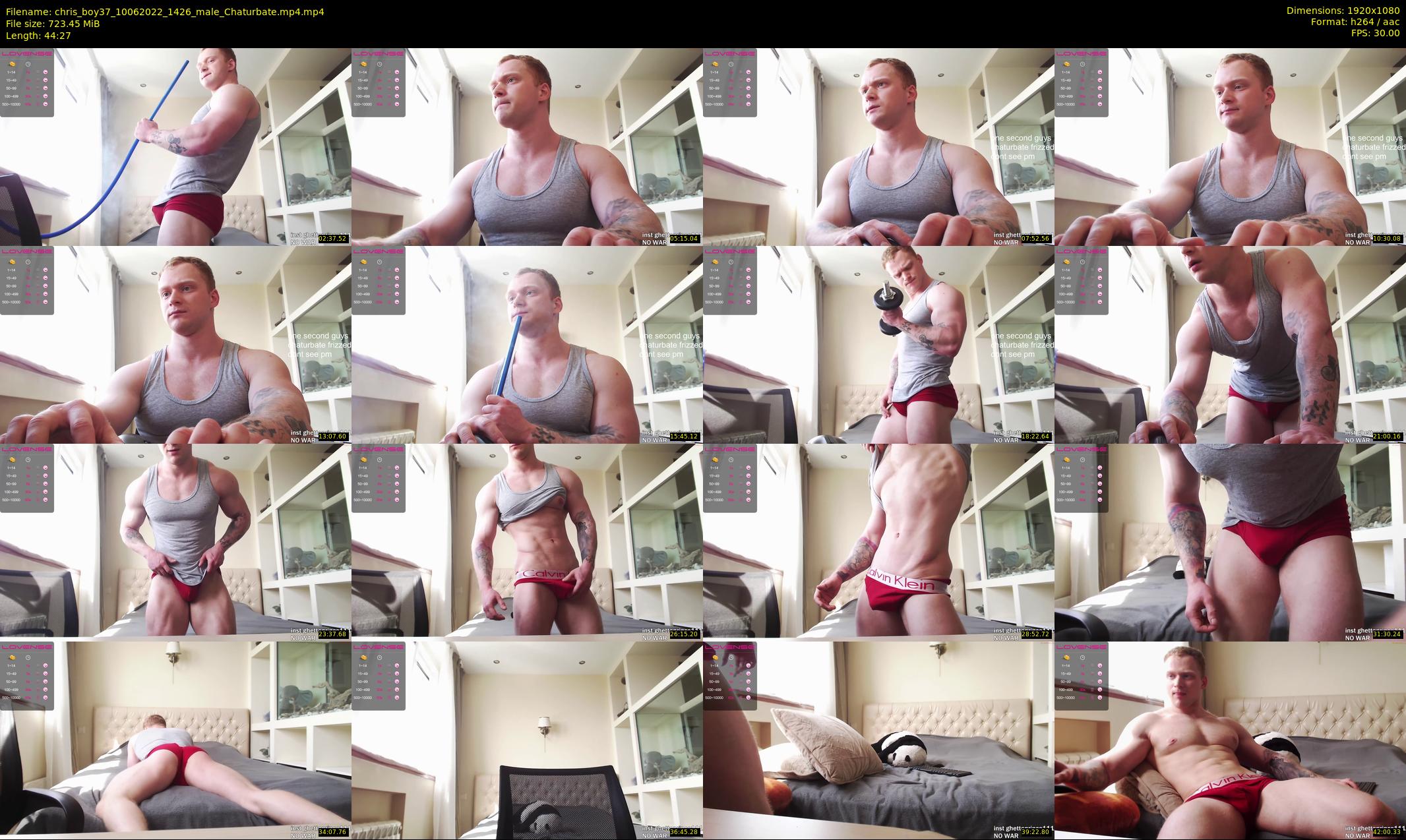 chris_boy37 — 45 minute Chaturbate male cam show recording, 1080p, Jun 10, 2022