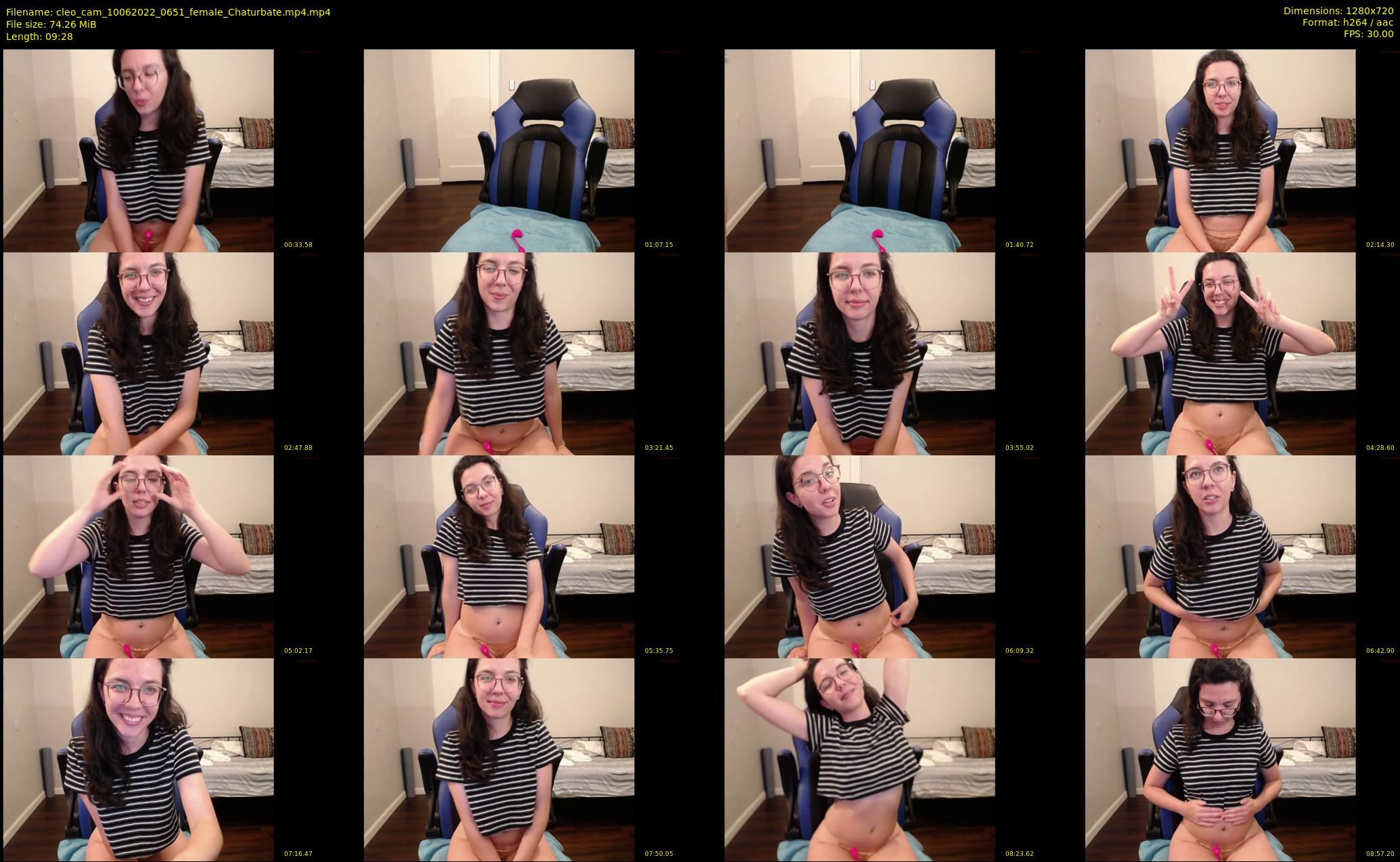 cleo_cam — 10 minute Chaturbate female cam show recording, 720p, Jun 10, 2022