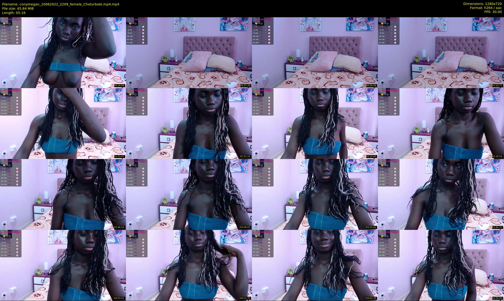 conymegan — 6 minute Chaturbate female cam show recording, 720p, Jun 10, 2022