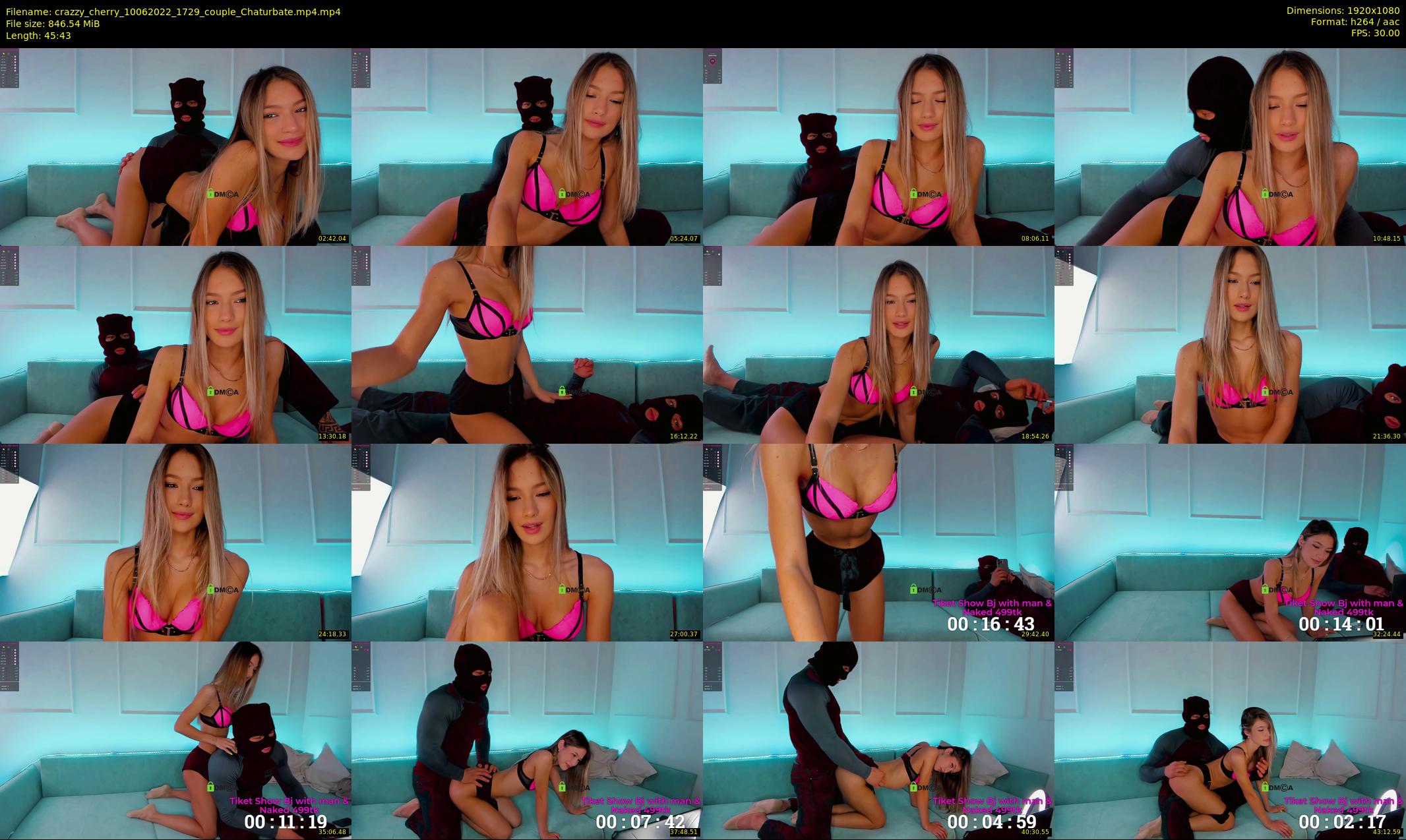 crazzy_cherry — 46 minute Chaturbate female cam show recording, 1080p, Jun 10, 2022
