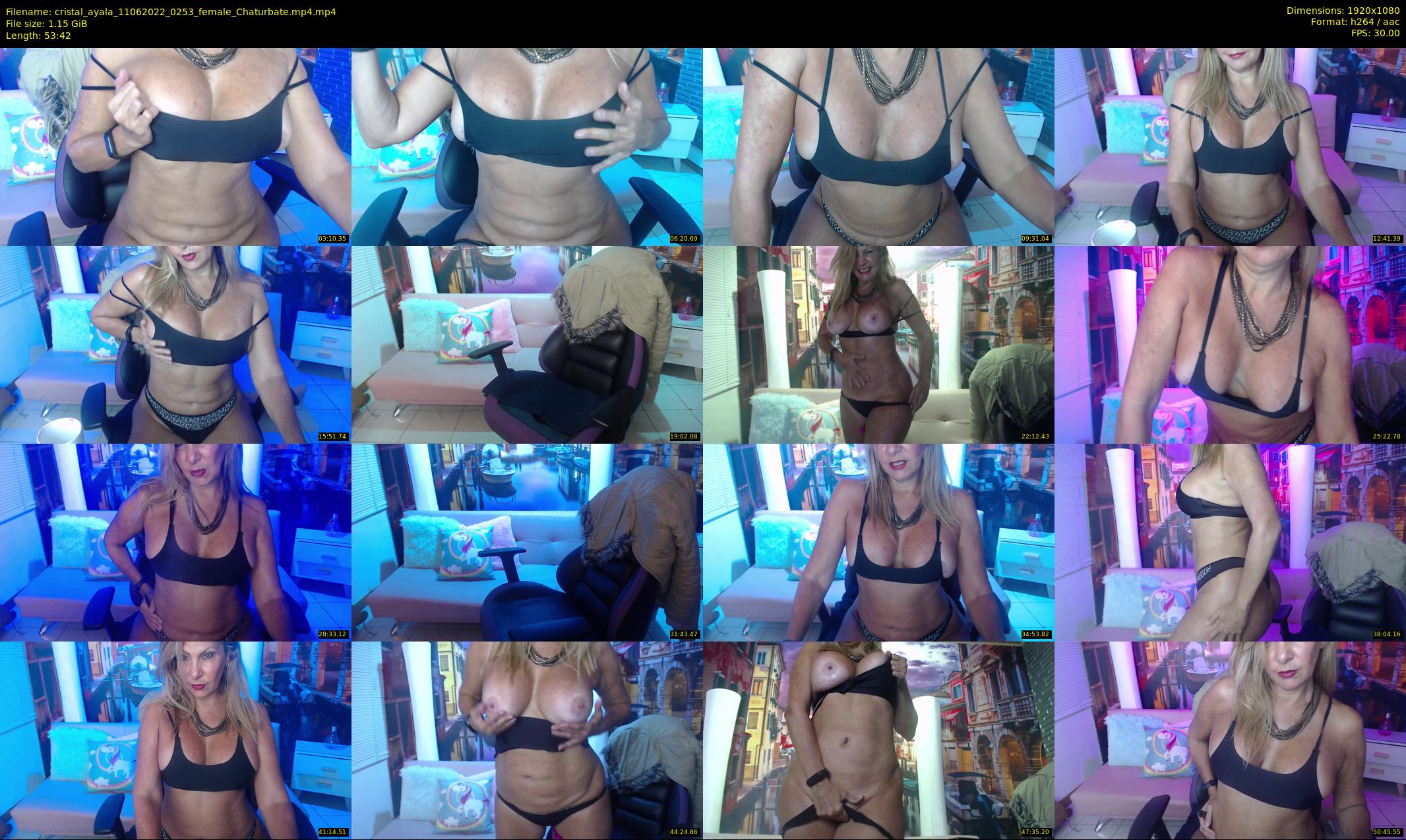 cristal_ayala — 54 minute Chaturbate female cam show recording, 1080p, Jun 11, 2022
