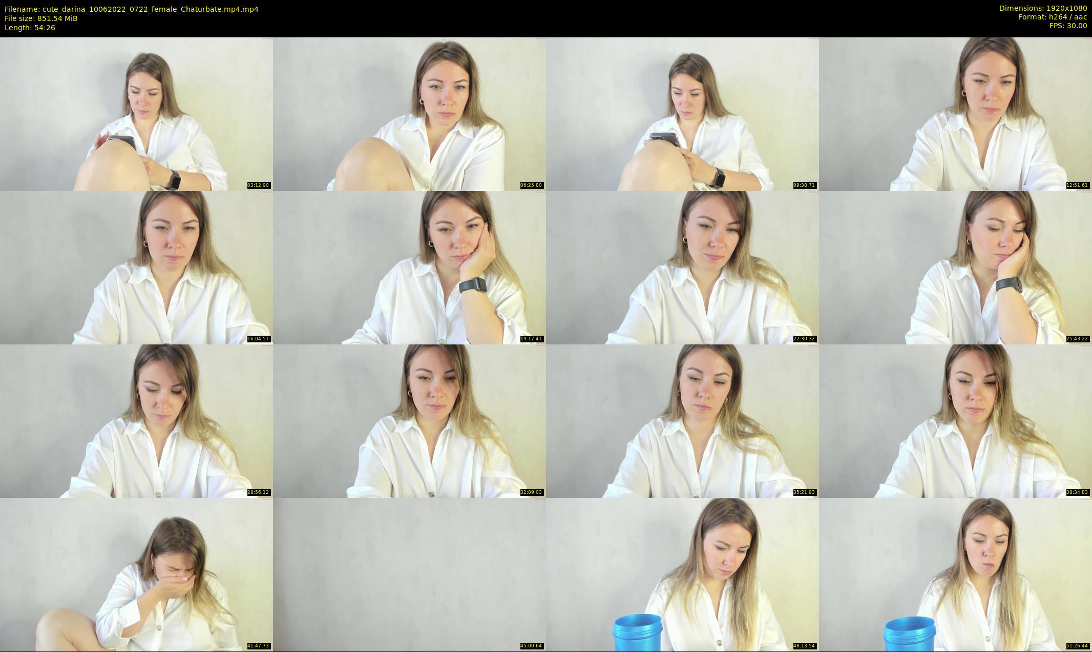 cute_darina — 55 minute Chaturbate female cam show recording, 1080p, Jun 10, 2022