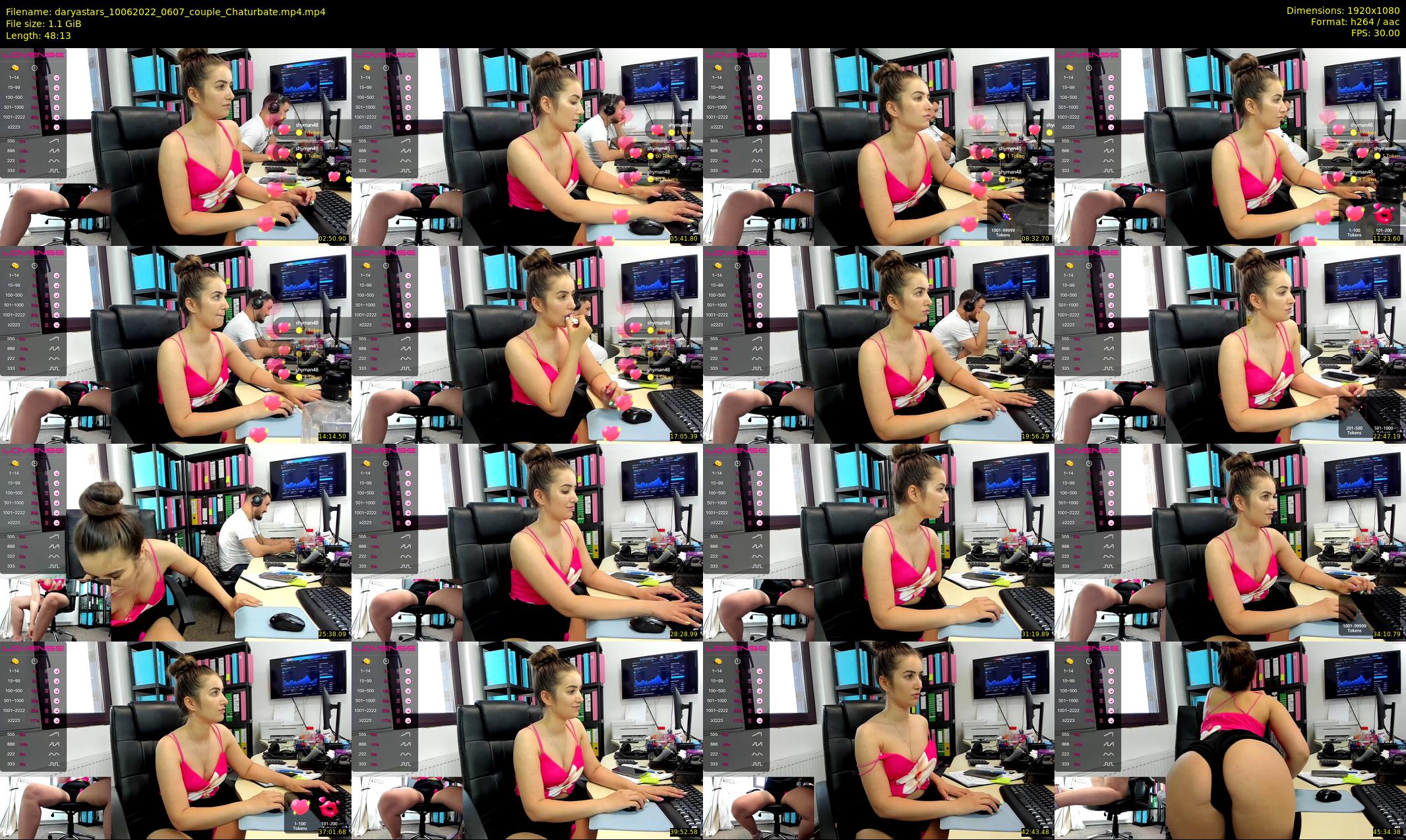 daryastars — 49 minute Chaturbate couple cam show recording, 1080p, Jun 10, 2022