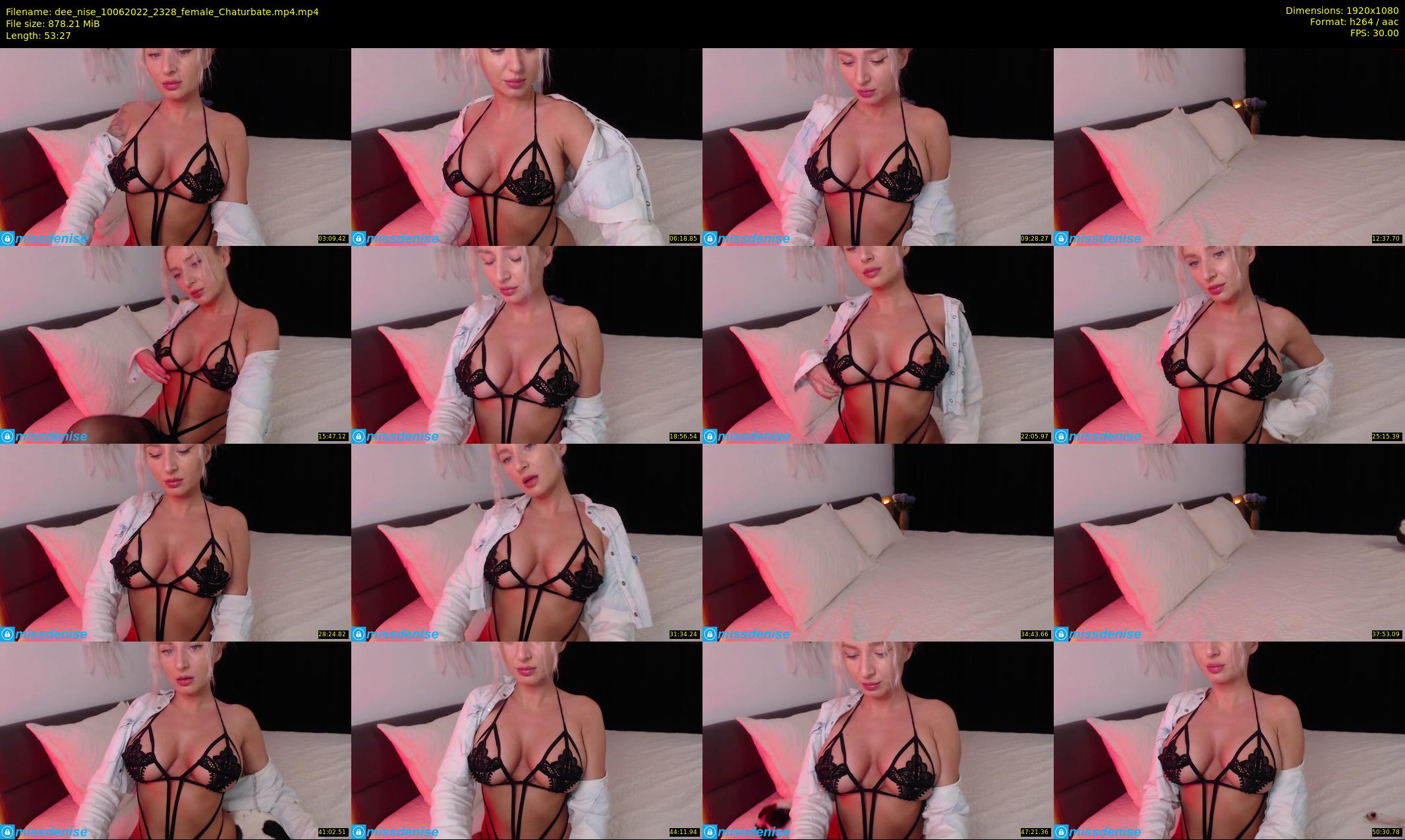 dee_nise — 54 minute Chaturbate female cam show recording, 1080p, Jun 10, 2022