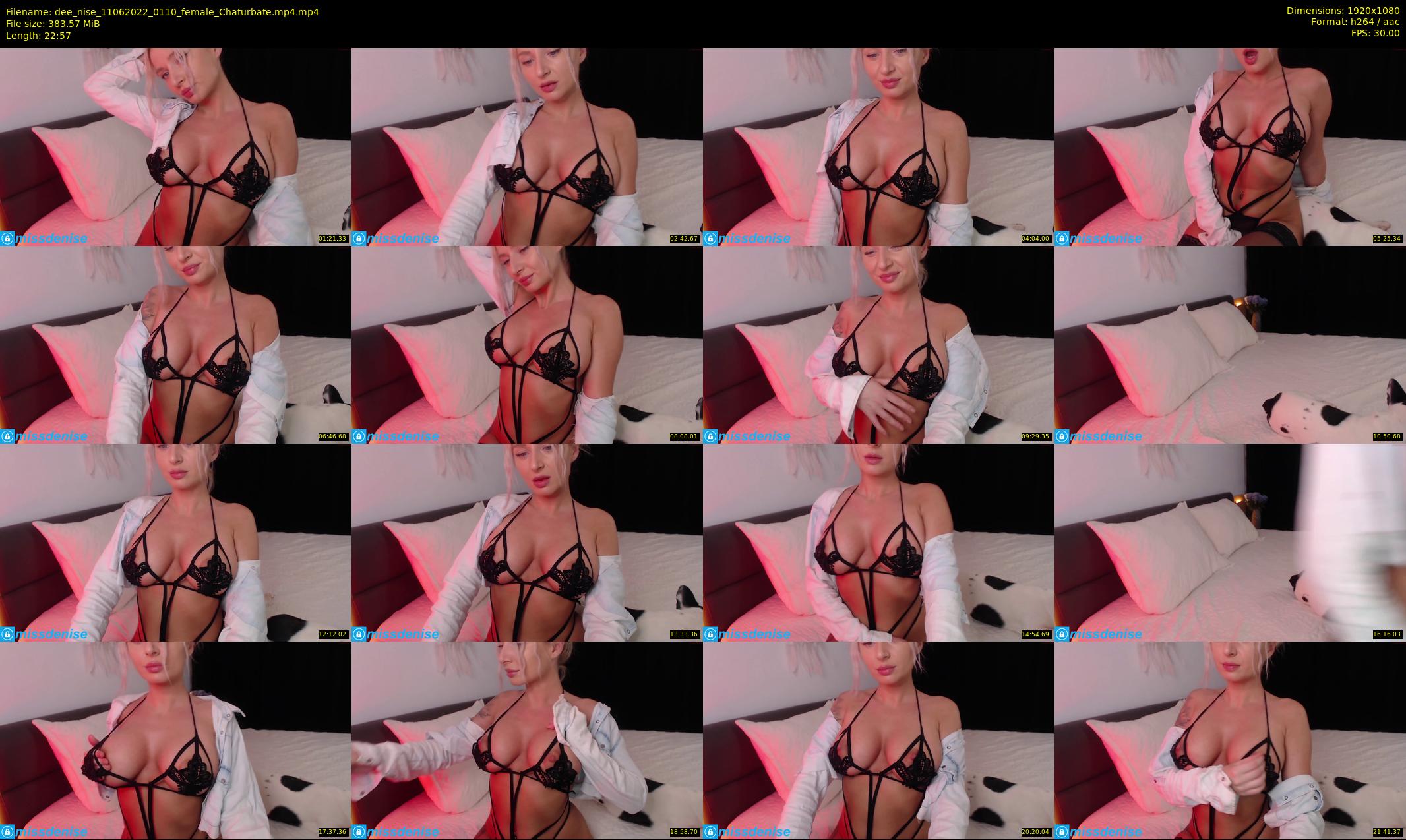 dee_nise — 23 minute Chaturbate female cam show recording, 1080p, Jun 11, 2022