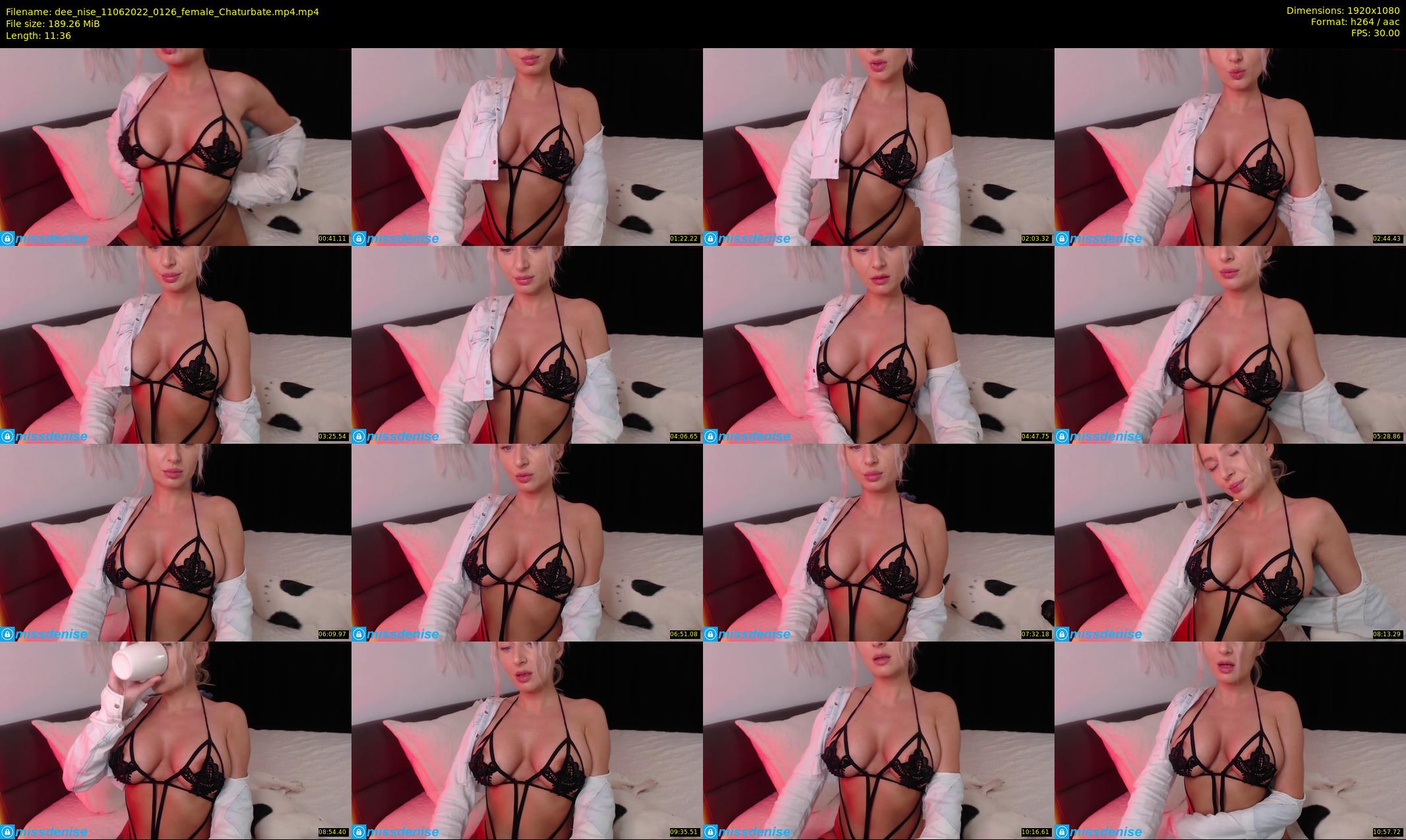 dee_nise — 12 minute Chaturbate female cam show recording, 1080p, Jun 11, 2022