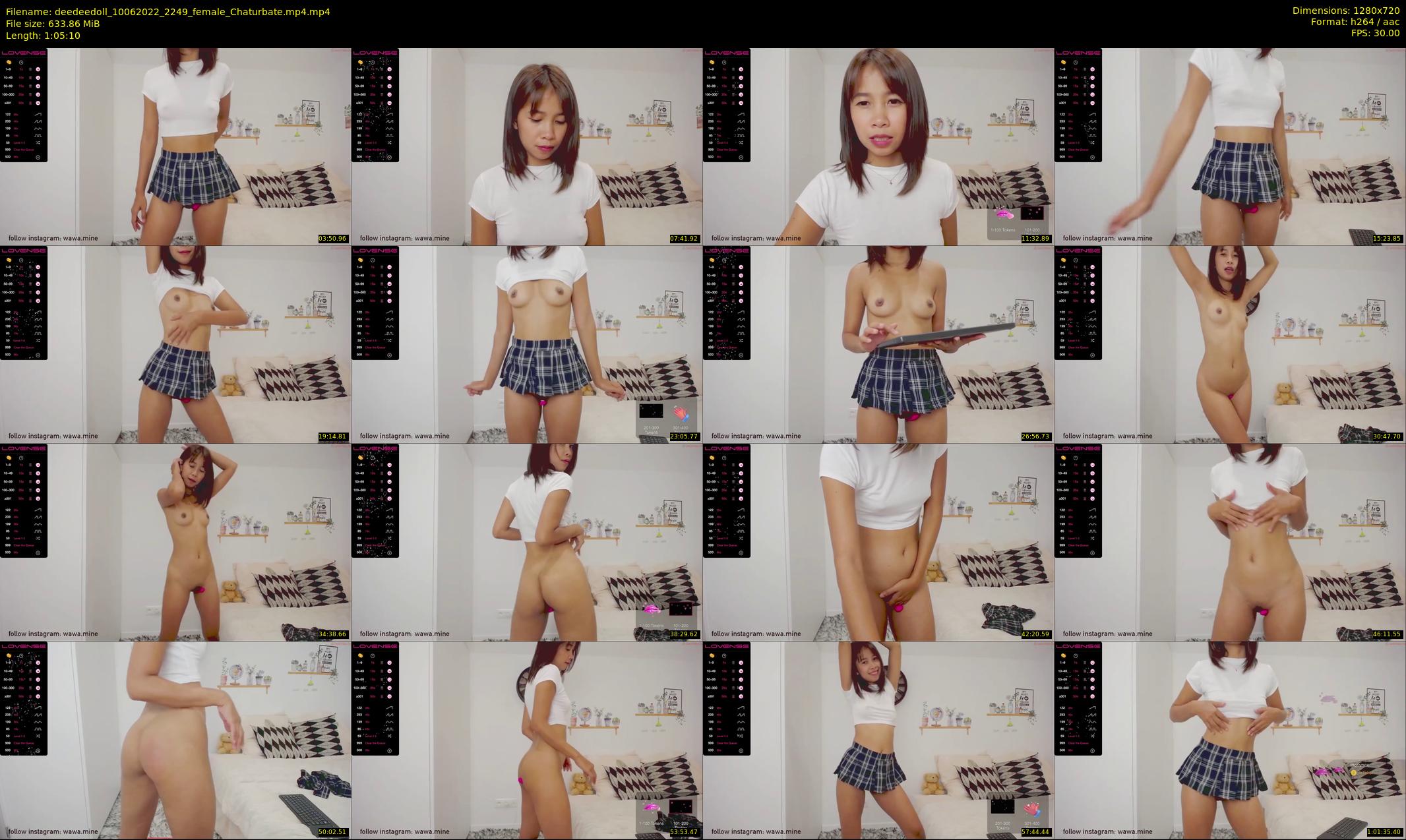 deedeedoll — 66 minute Chaturbate female cam show recording, 720p, Jun 10, 2022