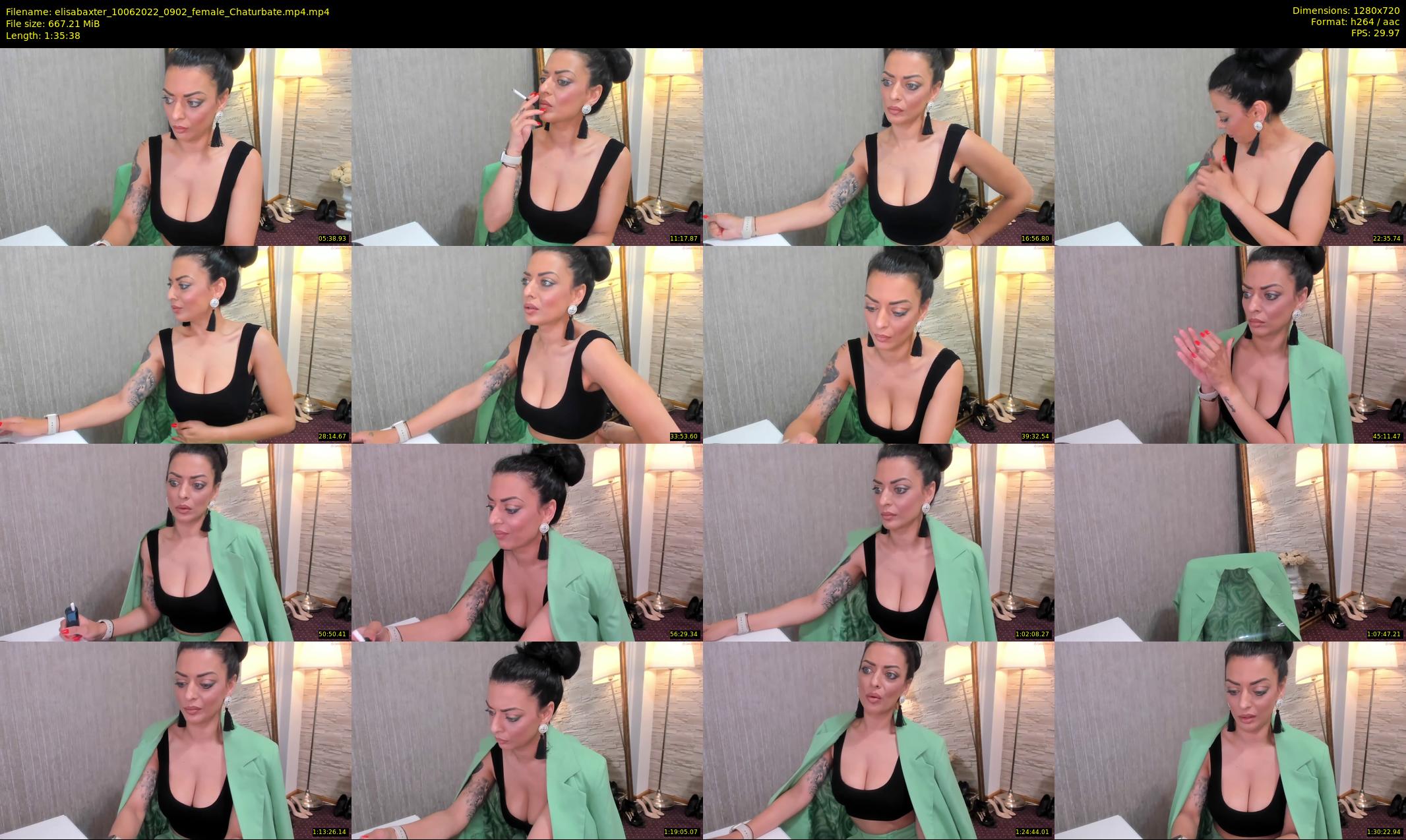 elisabaxter — 96 minute Chaturbate female cam show recording, 720p, Jun 10, 2022