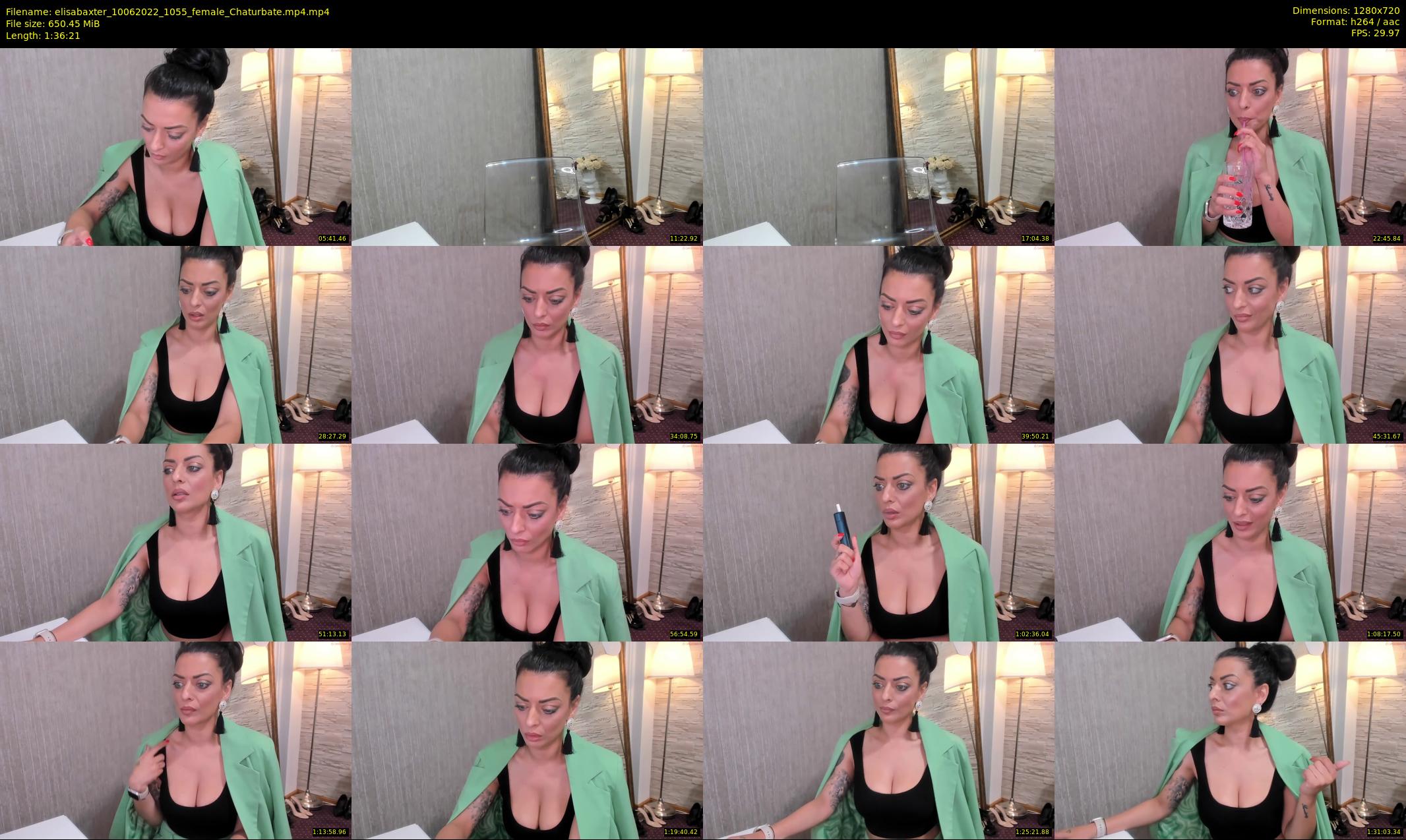 elisabaxter — 97 minute Chaturbate female cam show recording, 720p, Jun 10, 2022