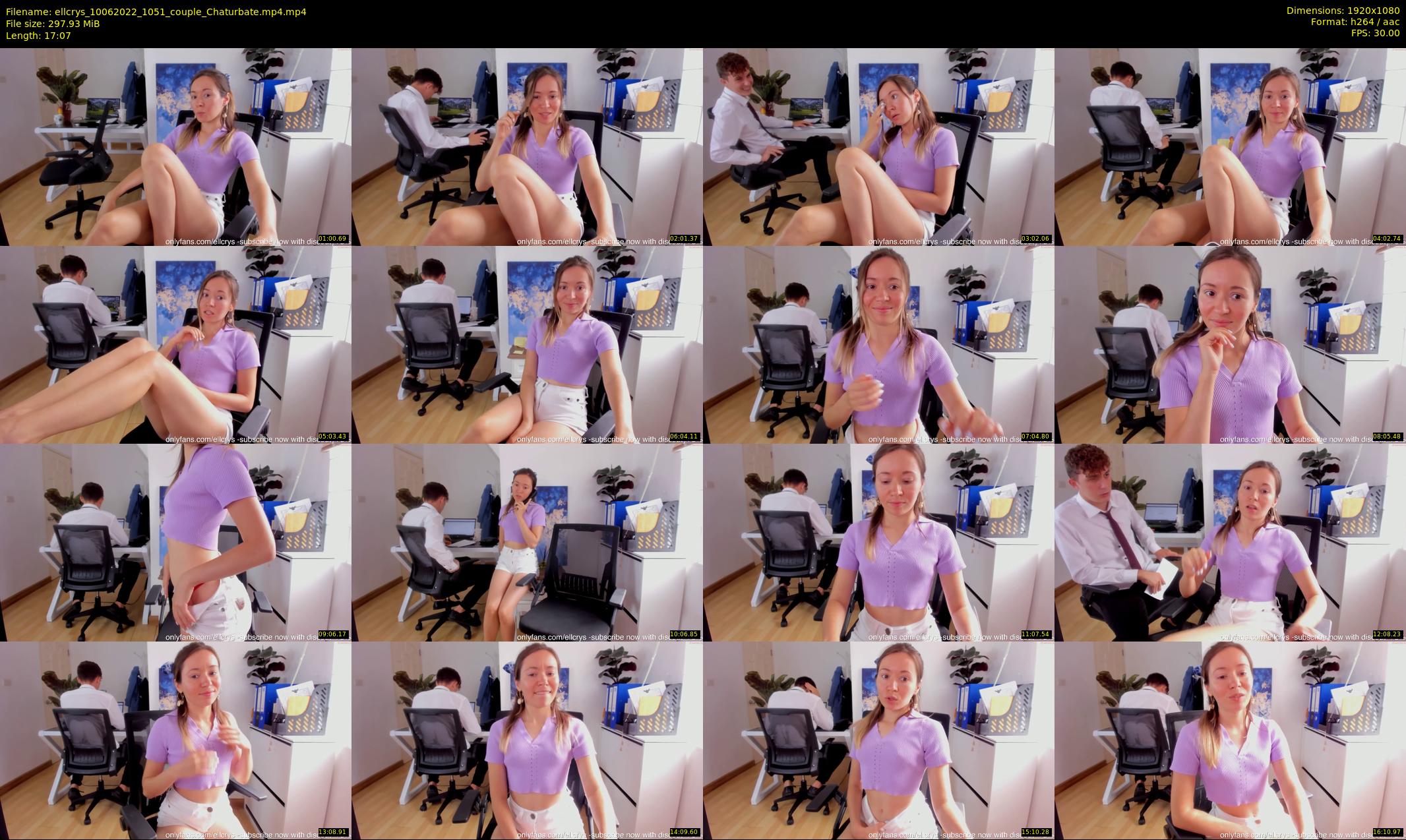 ellcrys — 18 minute Chaturbate couple cam show recording, 1080p, Jun 10, 2022