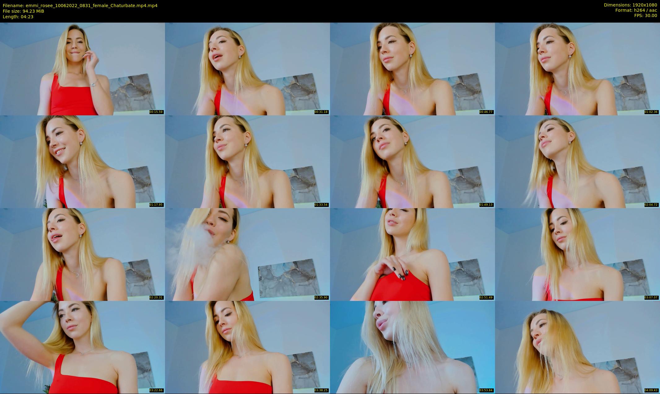 emmi_rosee — 5 minute Chaturbate female cam show recording, 1080p, Jun 10, 2022
