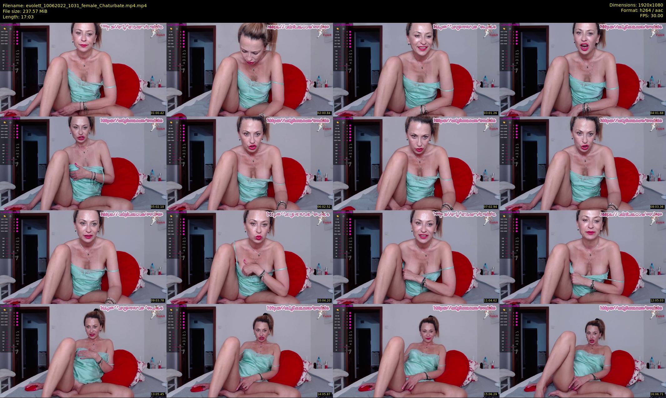 evolett — 18 minute Chaturbate female cam show recording, 1080p, Jun 10, 2022