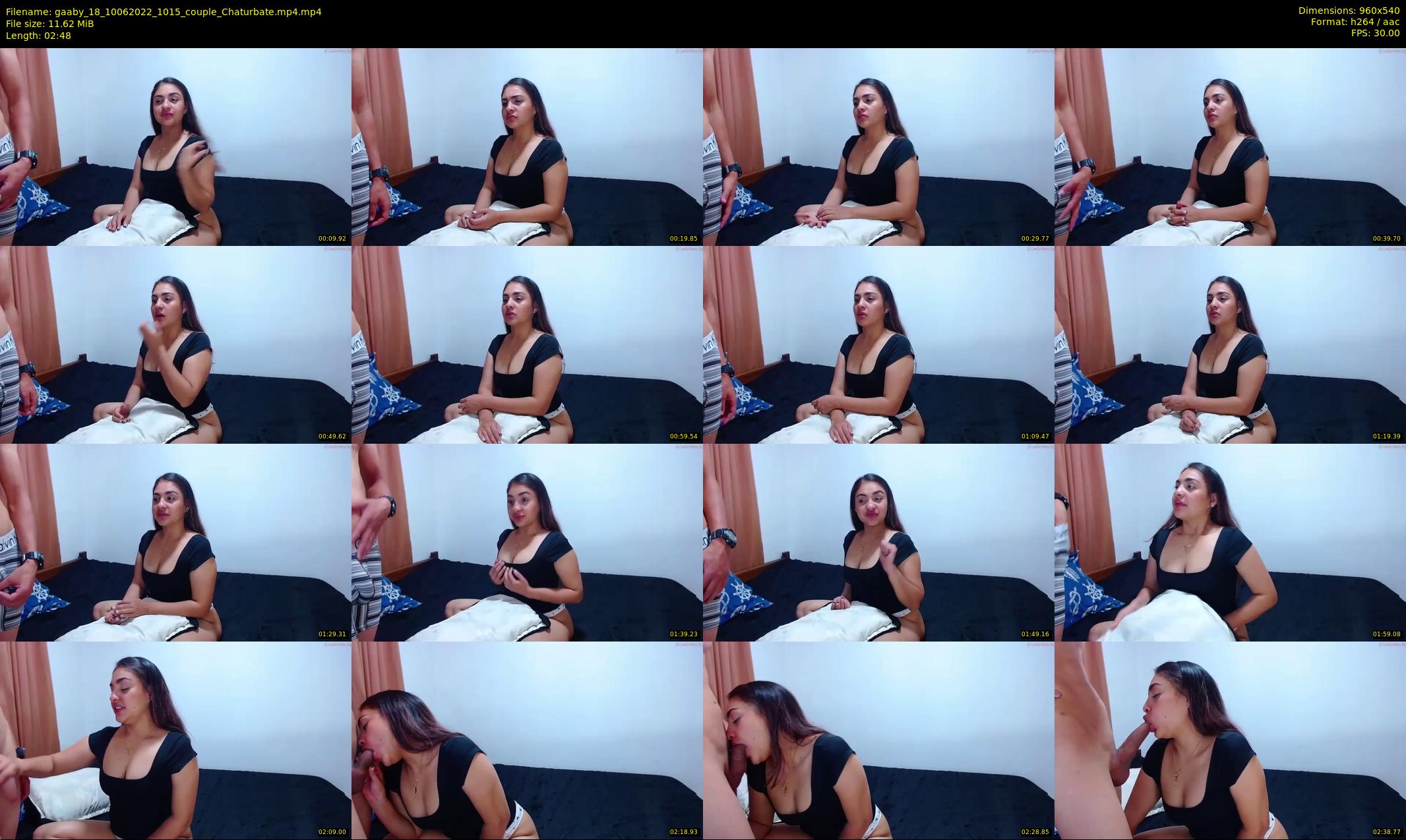 gaaby_18 — 3 minute Chaturbate couple cam show recording, 480p, Jun 10, 2022