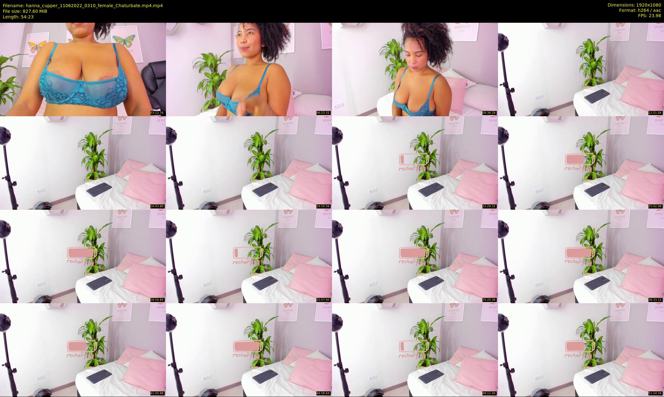hanna_cupper — 55 minute Chaturbate female cam show recording, 1080p, Jun 11, 2022