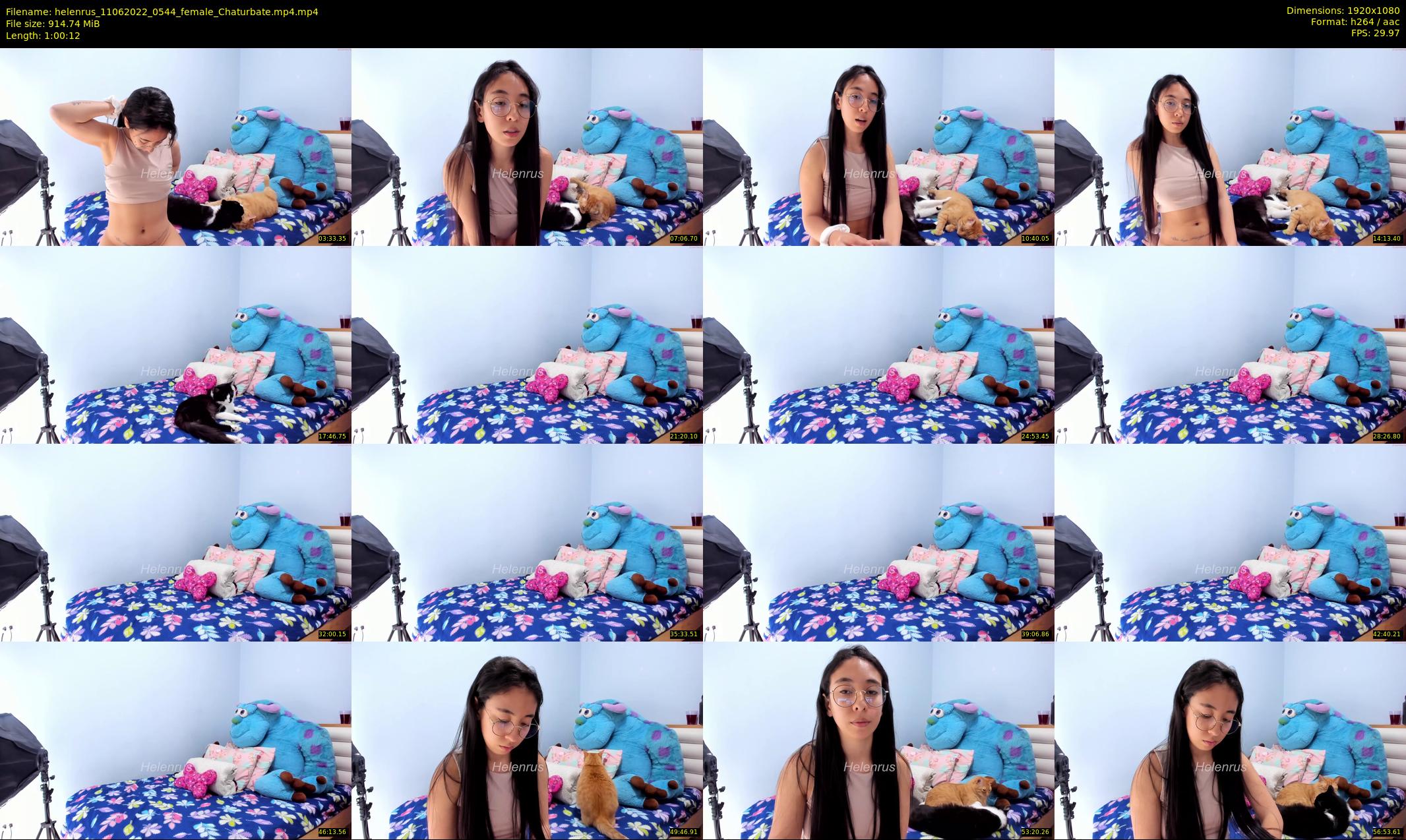 helenrus — 61 minute Chaturbate female cam show recording, 1080p, Jun 11, 2022