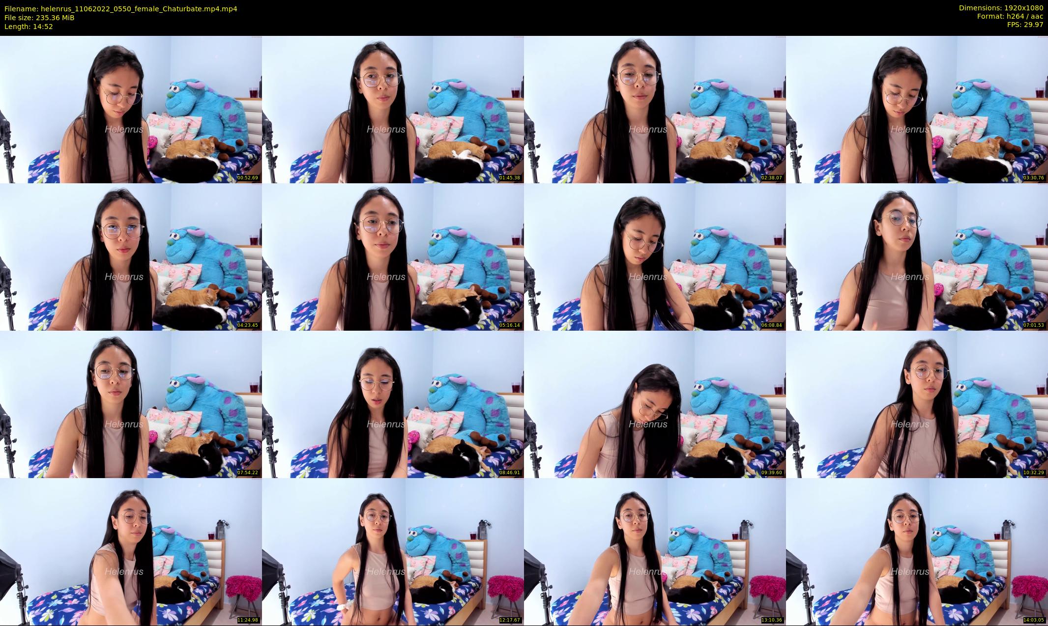 helenrus — 15 minute Chaturbate female cam show recording, 1080p, Jun 11, 2022