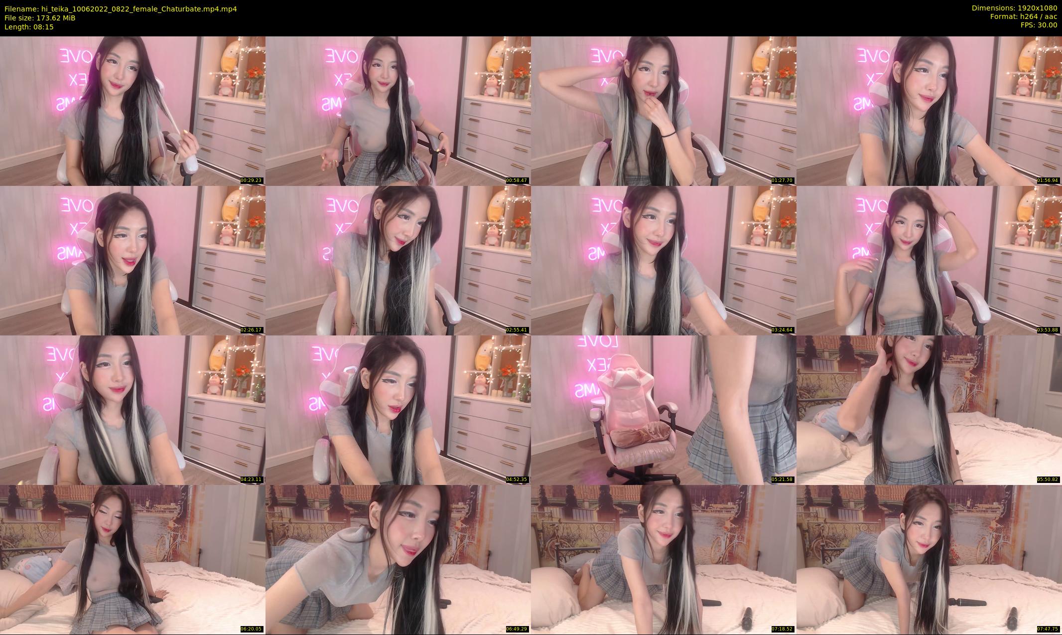 hi_teika — 9 minute Chaturbate female cam show recording, 1080p, Jun 10, 2022