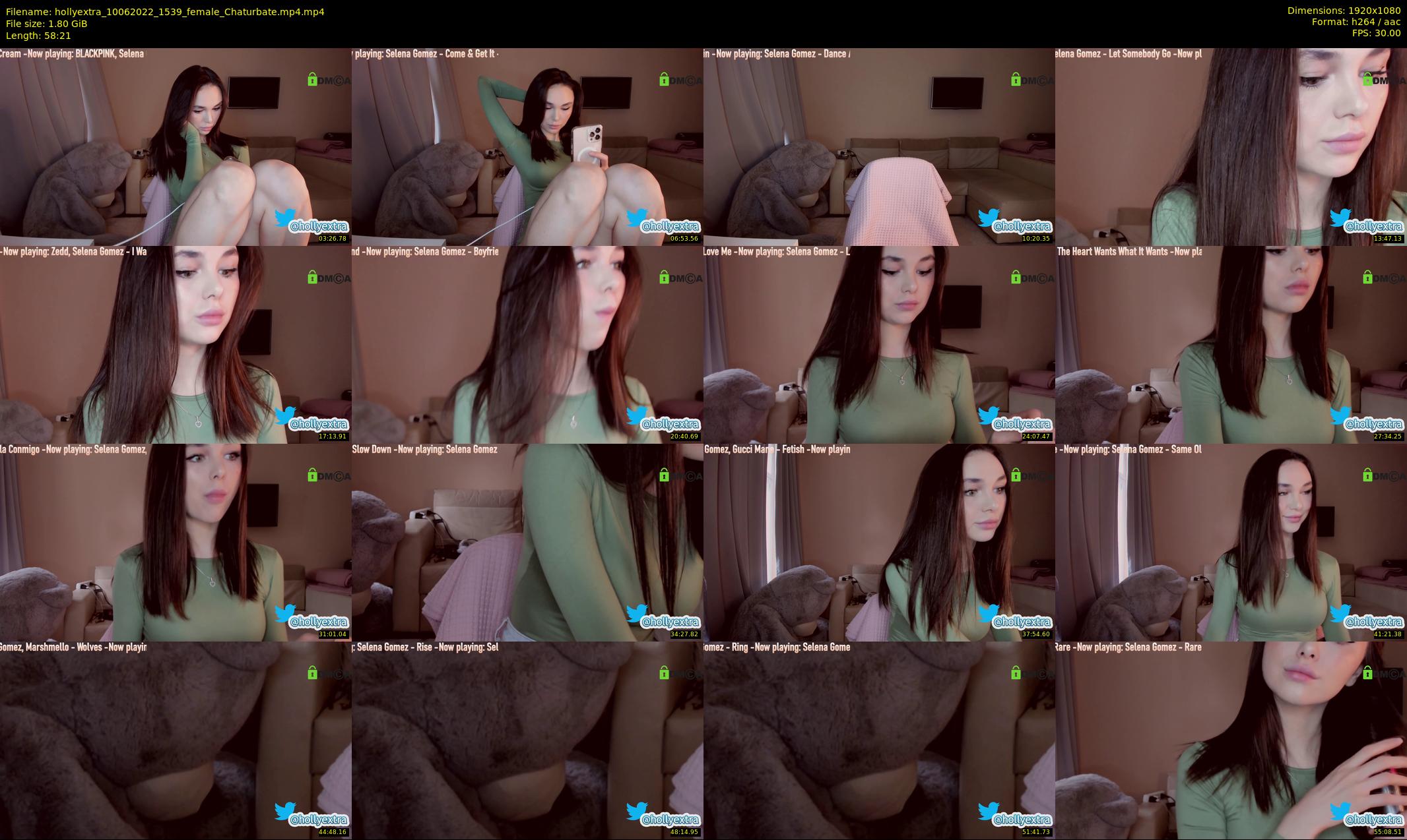hollyextra — 59 minute Chaturbate female cam show recording, 1080p, Jun 10, 2022