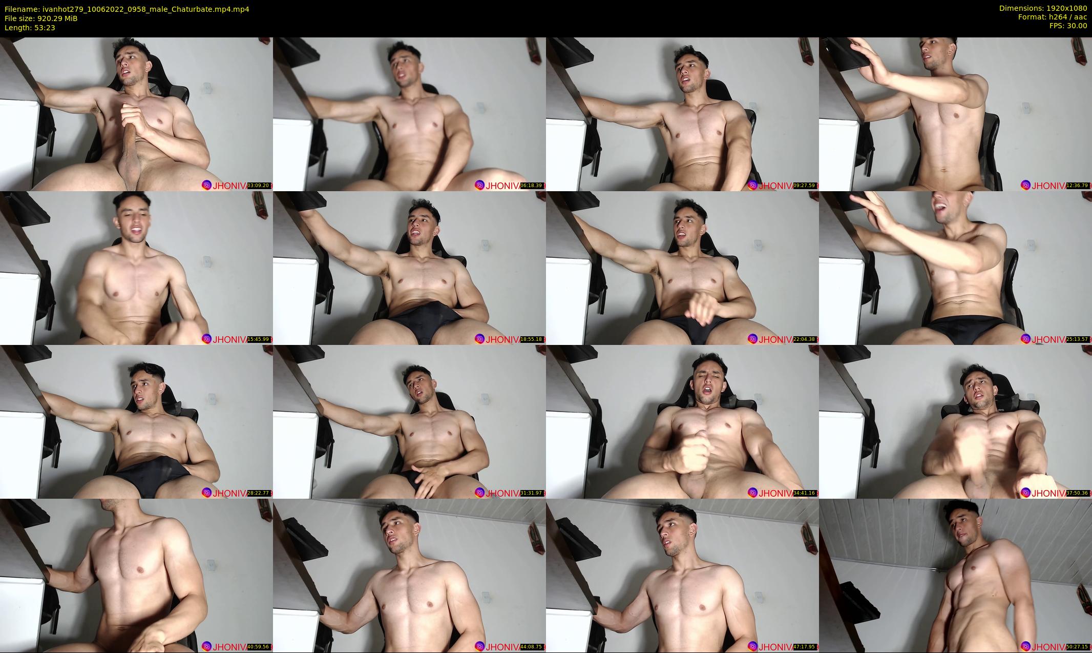 ivanhot279 — 54 minute Chaturbate male cam show recording, 1080p, Jun 10, 2022