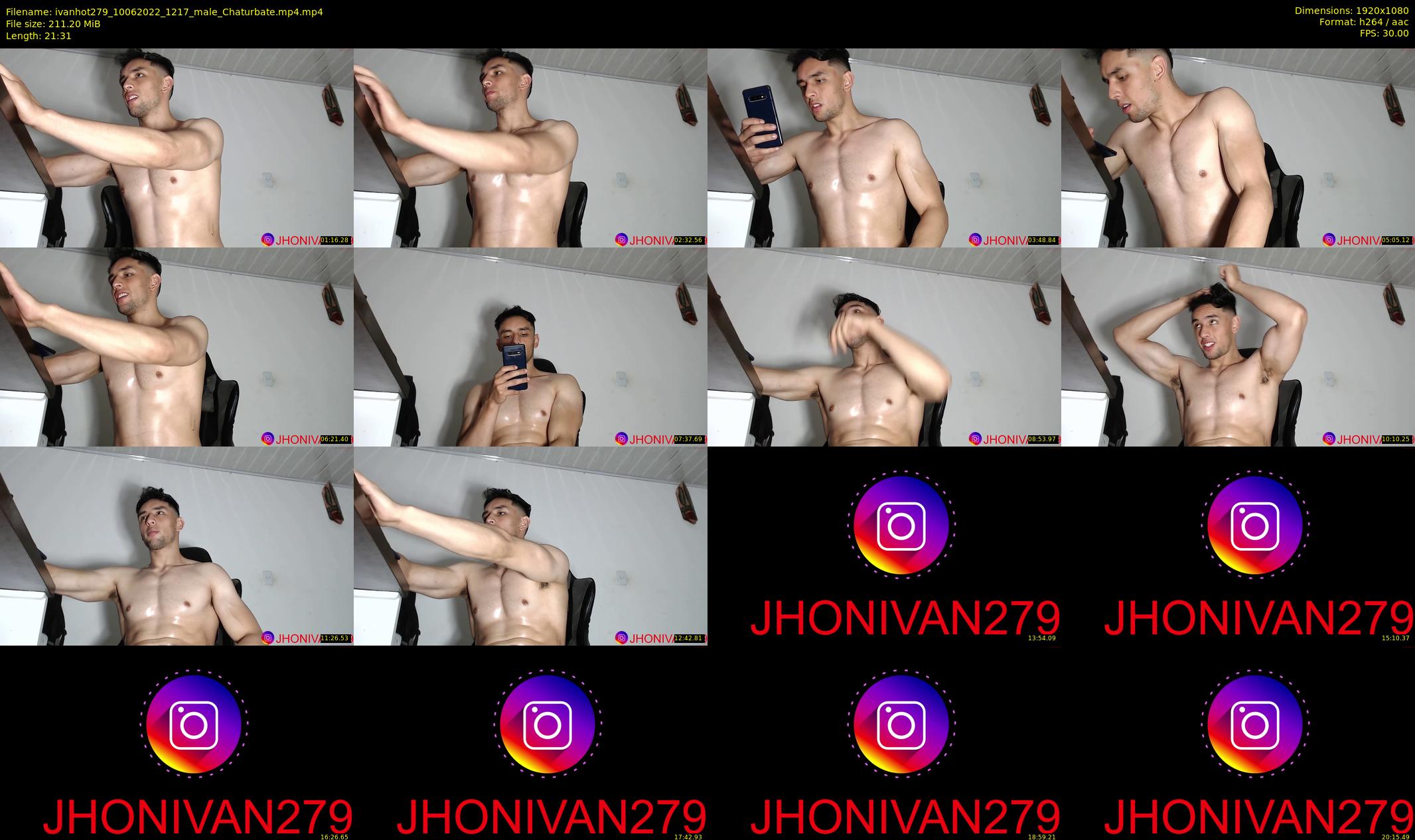ivanhot279 — 22 minute Chaturbate male cam show recording, 1080p, Jun 10, 2022