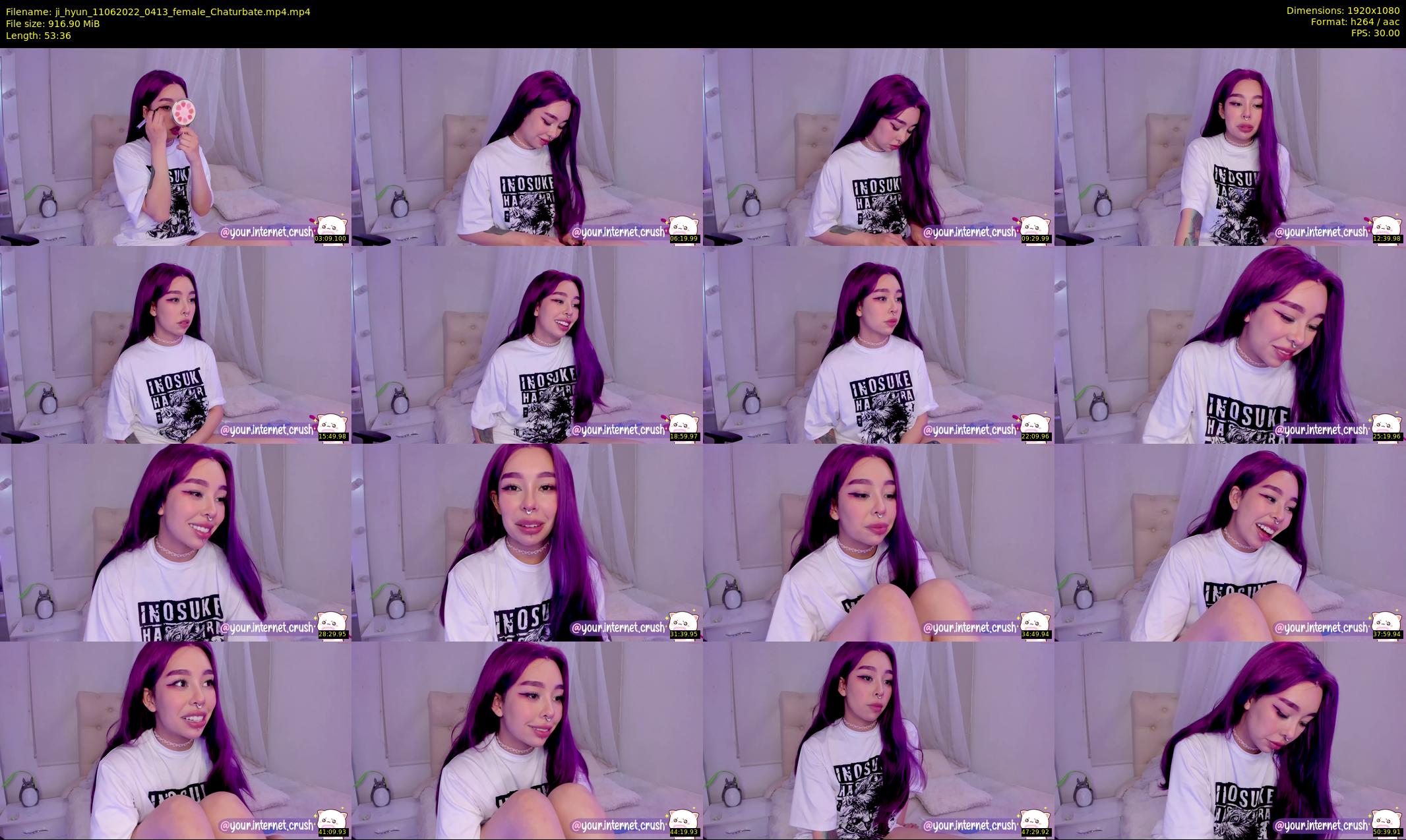 ji_hyun — 54 minute Chaturbate female cam show recording, 1080p, Jun 11, 2022