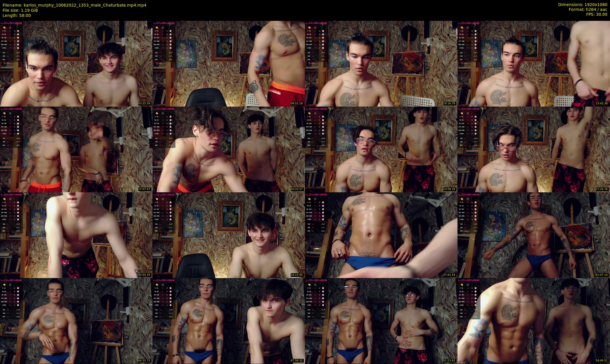 karlos_murphy — 58 minute Chaturbate male cam show recording, 1080p, Jun 10, 2022
