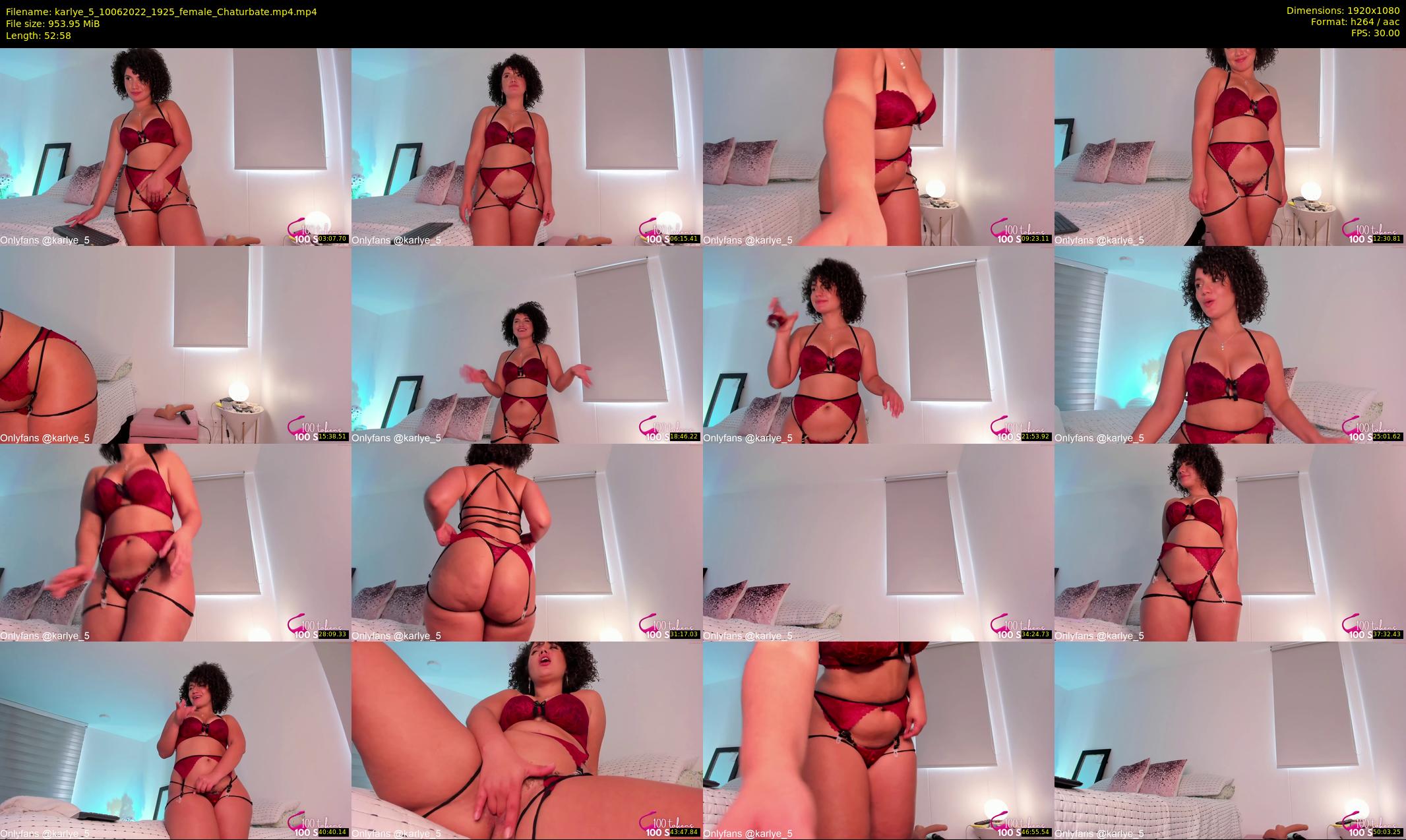 karlye_5 — 53 minute Chaturbate female cam show recording, 1080p, Jun 10, 2022