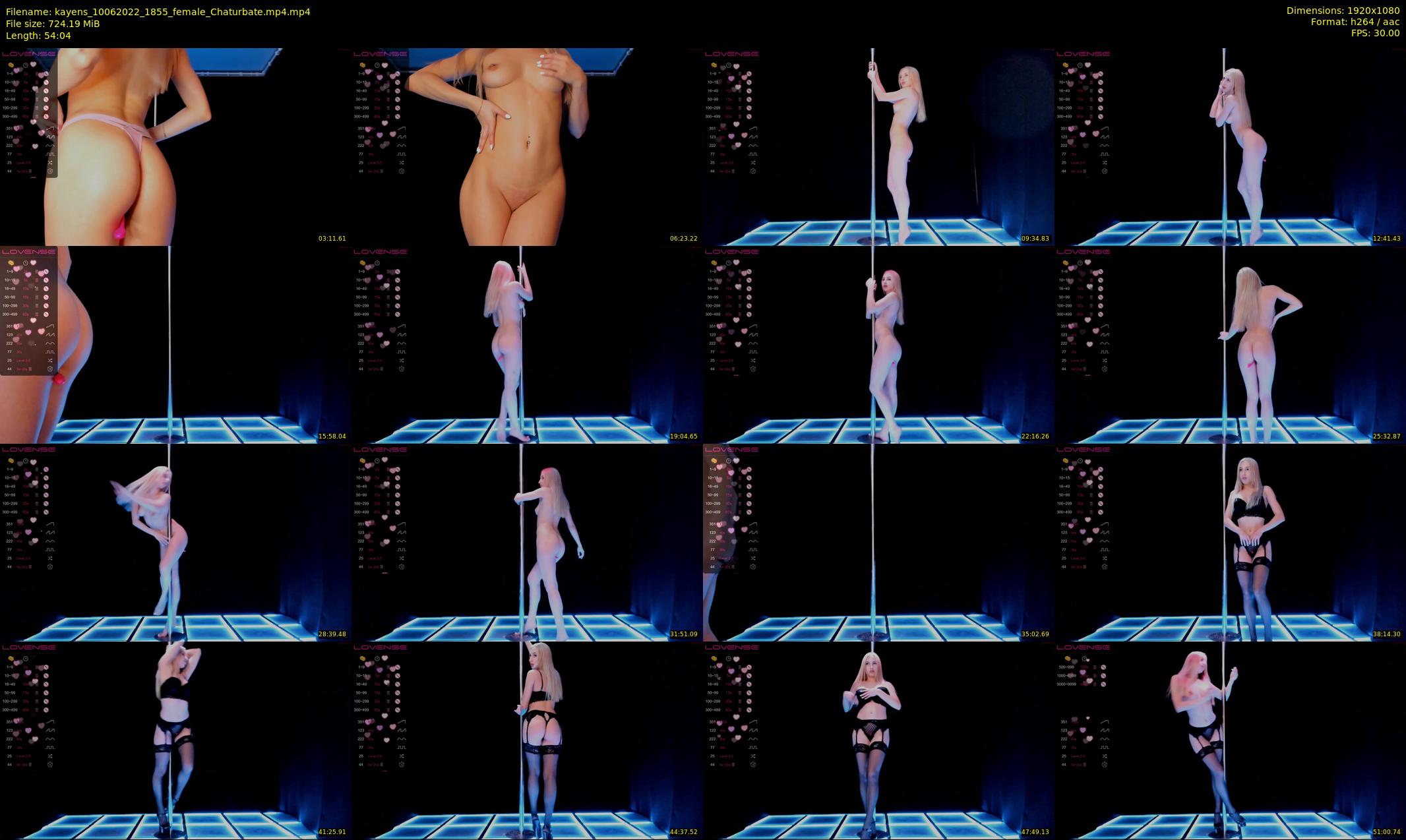 kayens — 55 minute Chaturbate couple cam show recording, 1080p, Jun 10, 2022