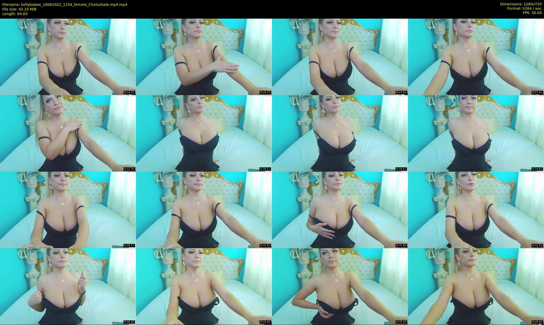 kellybabee — 5 minute Chaturbate female cam show recording, 720p, Jun 10, 2022