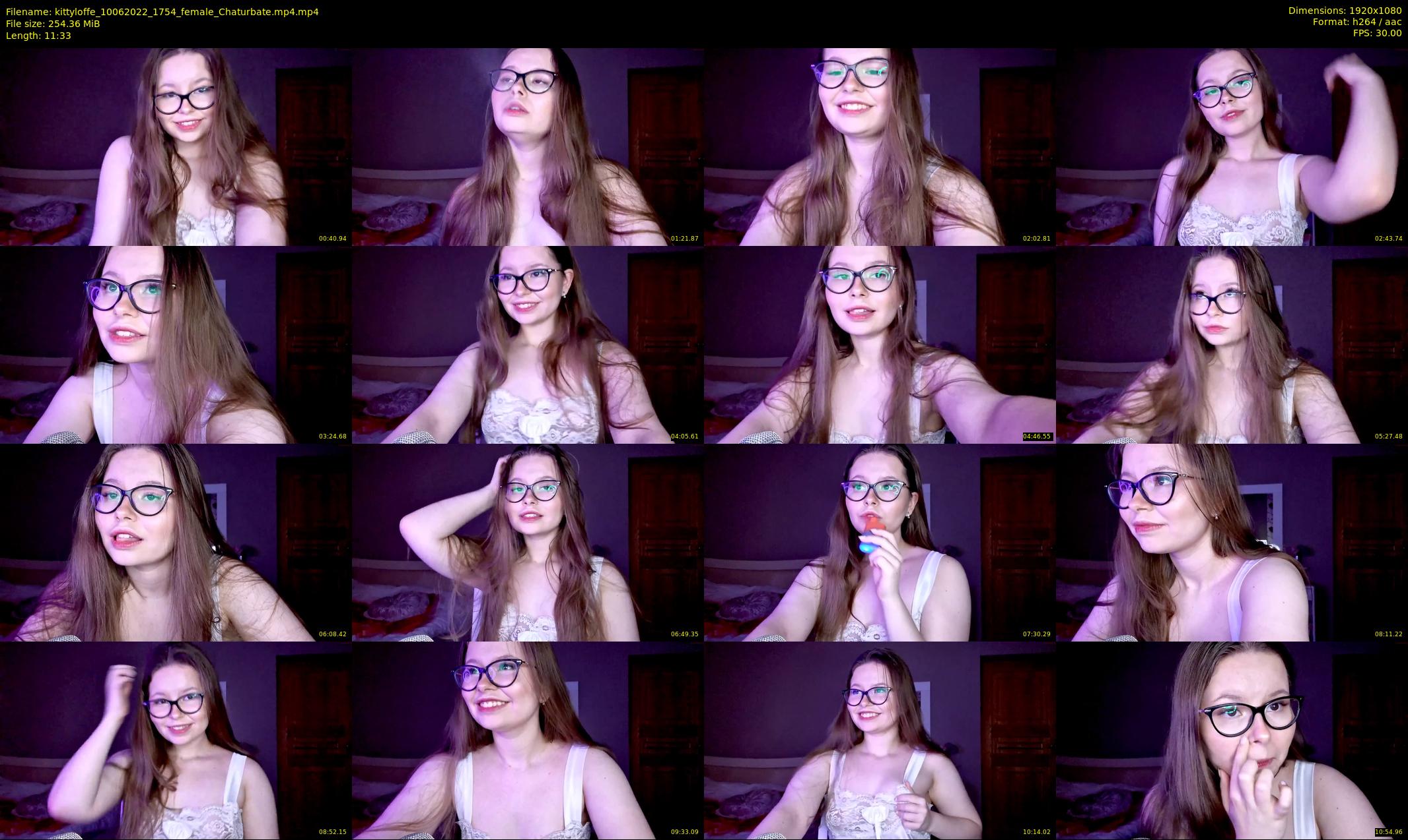 kittyloffe — 12 minute Chaturbate female cam show recording, 1080p, Jun 10, 2022