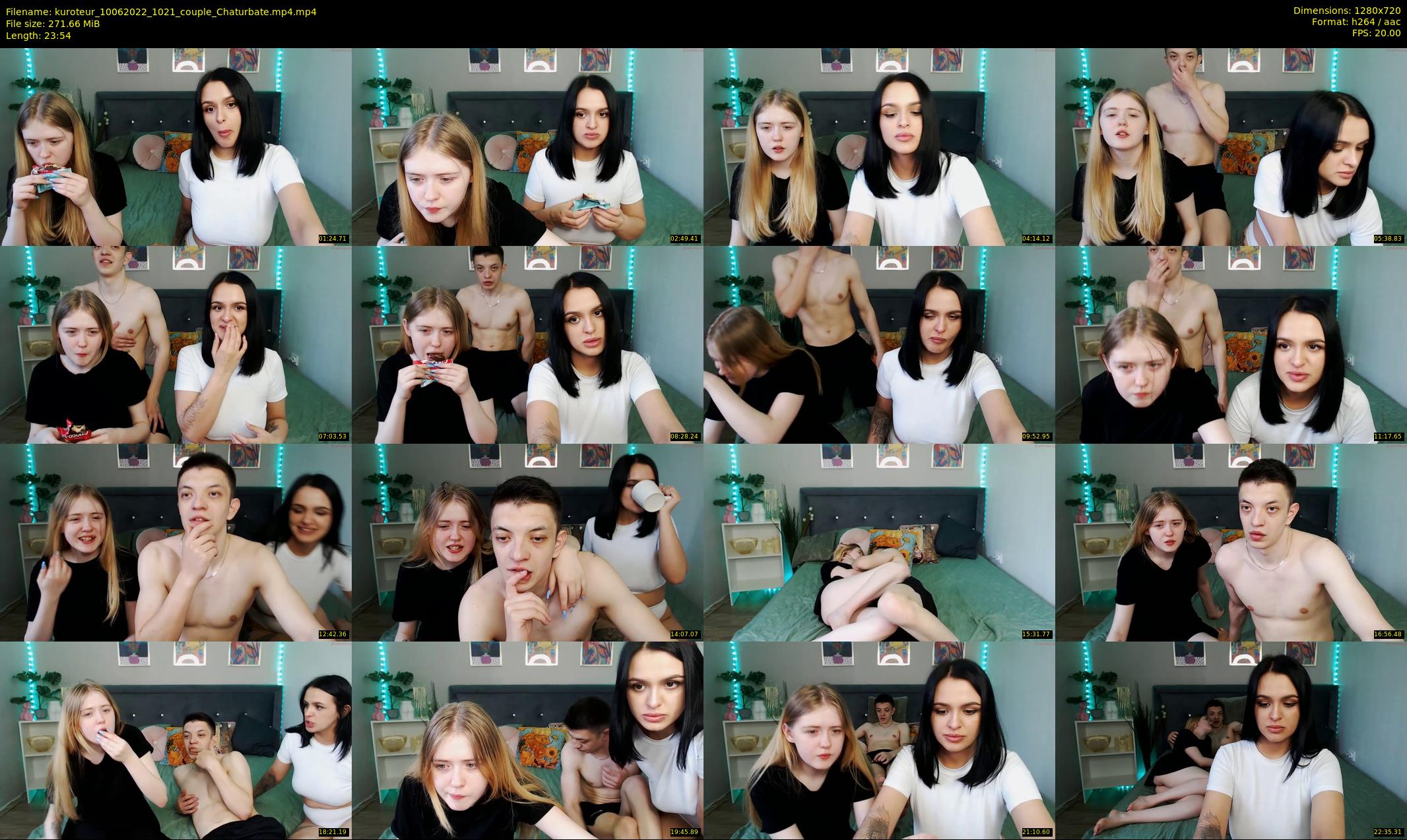 kuroteur — 24 minute Chaturbate couple cam show recording, 720p, Jun 10, 2022