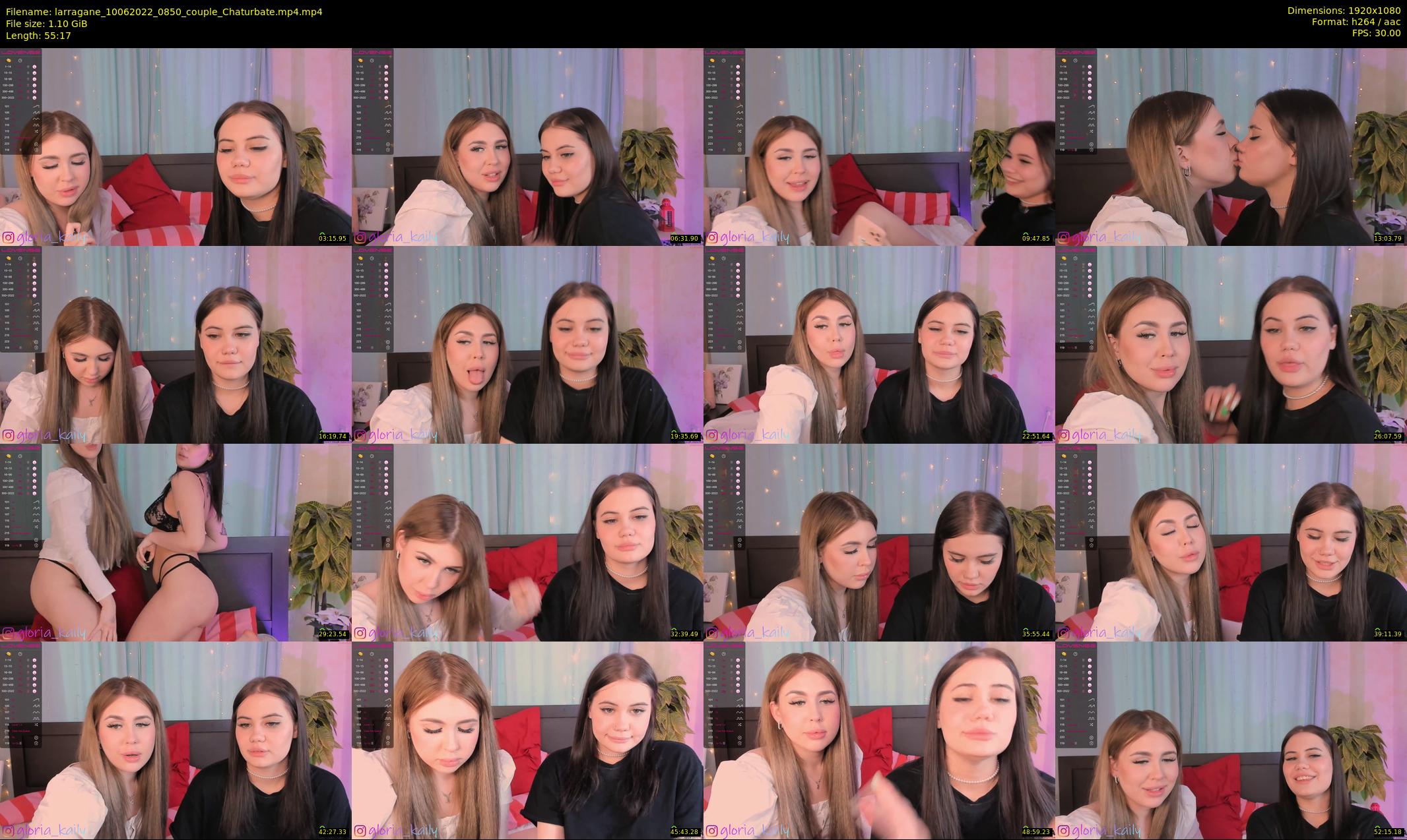 larragane — 56 minute Chaturbate couple cam show recording, 1080p, Jun 10, 2022