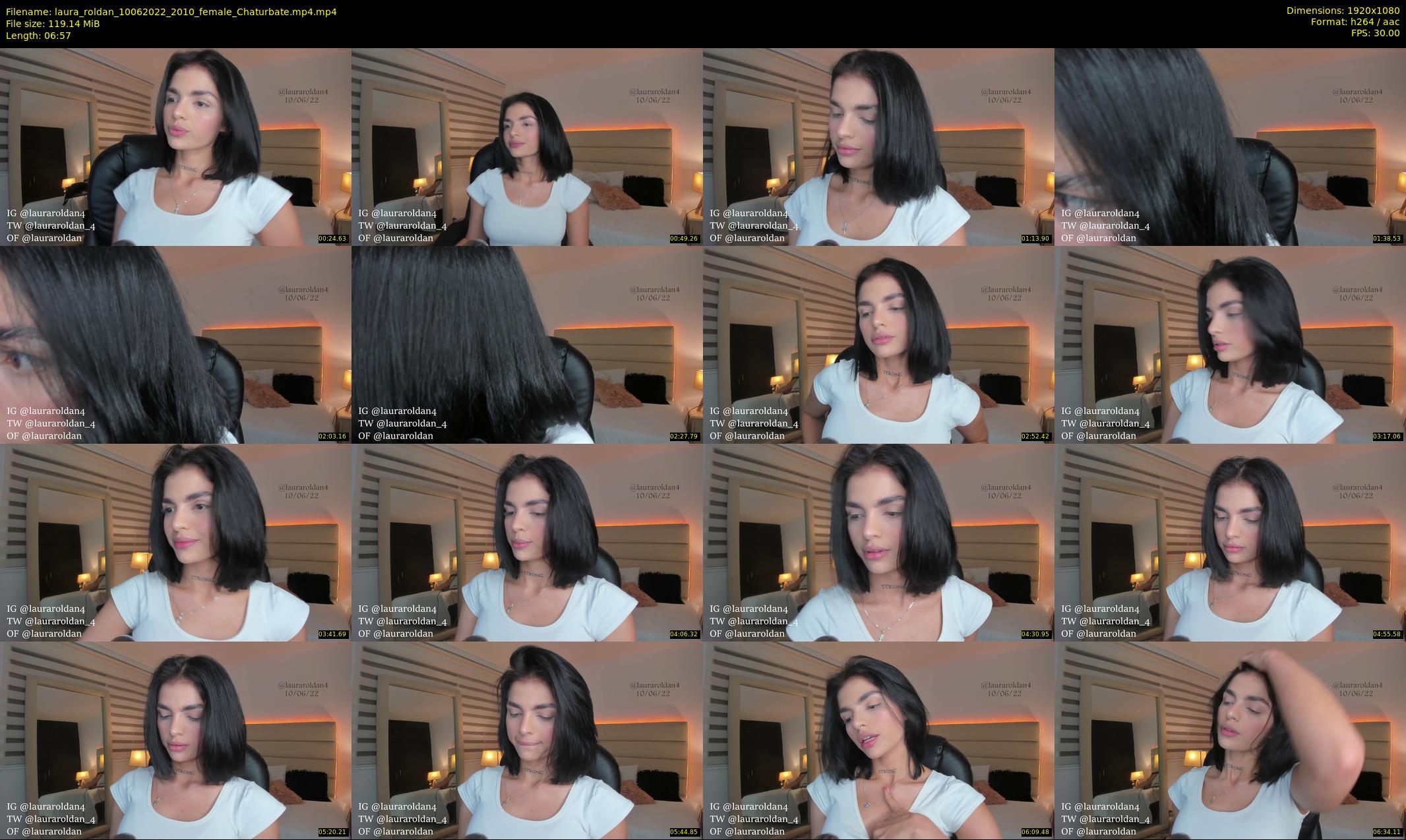 laura_roldan — 7 minute Chaturbate female cam show recording, 1080p, Jun 10, 2022