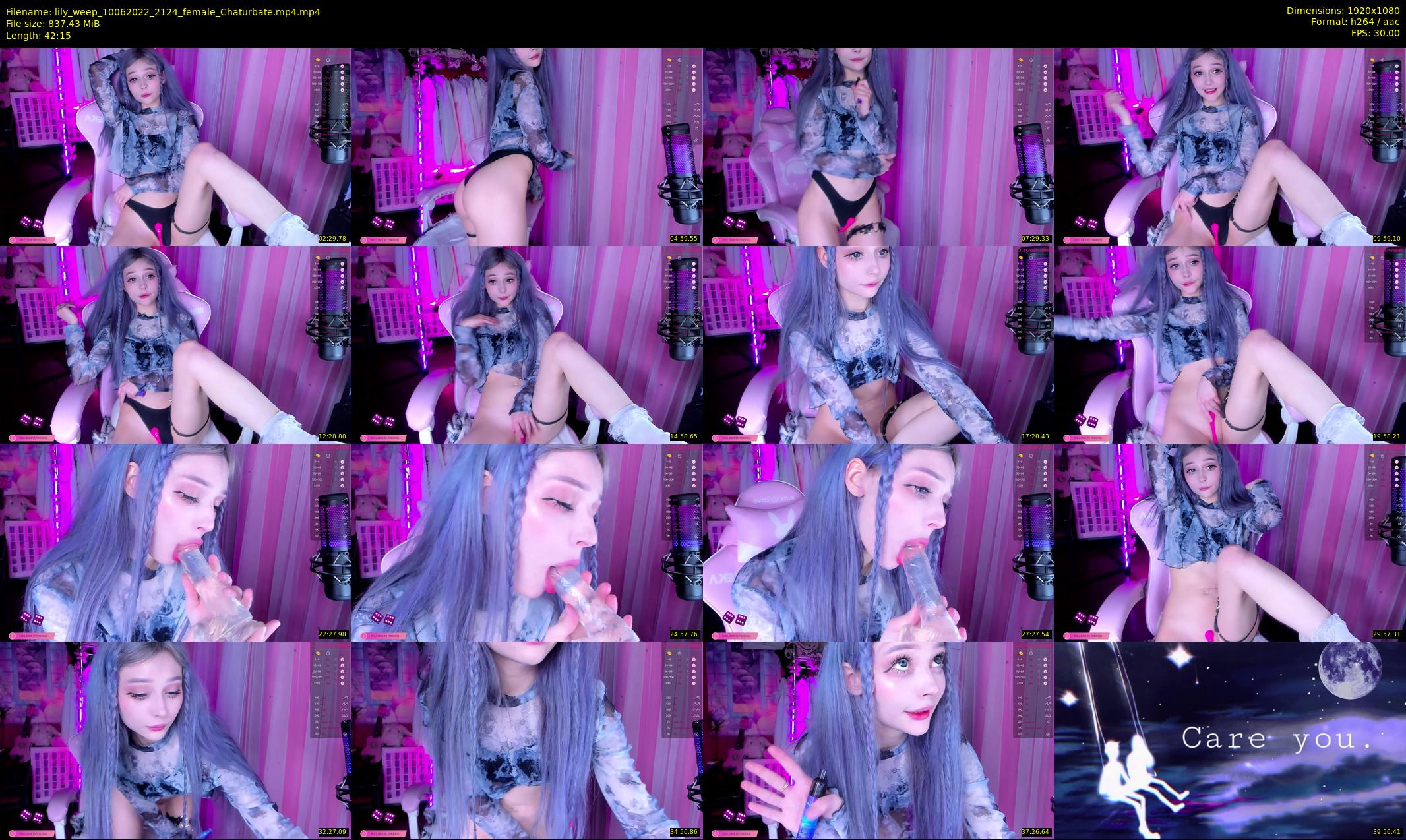 lily_weep — 43 minute Chaturbate female cam show recording, 1080p, Jun 10, 2022
