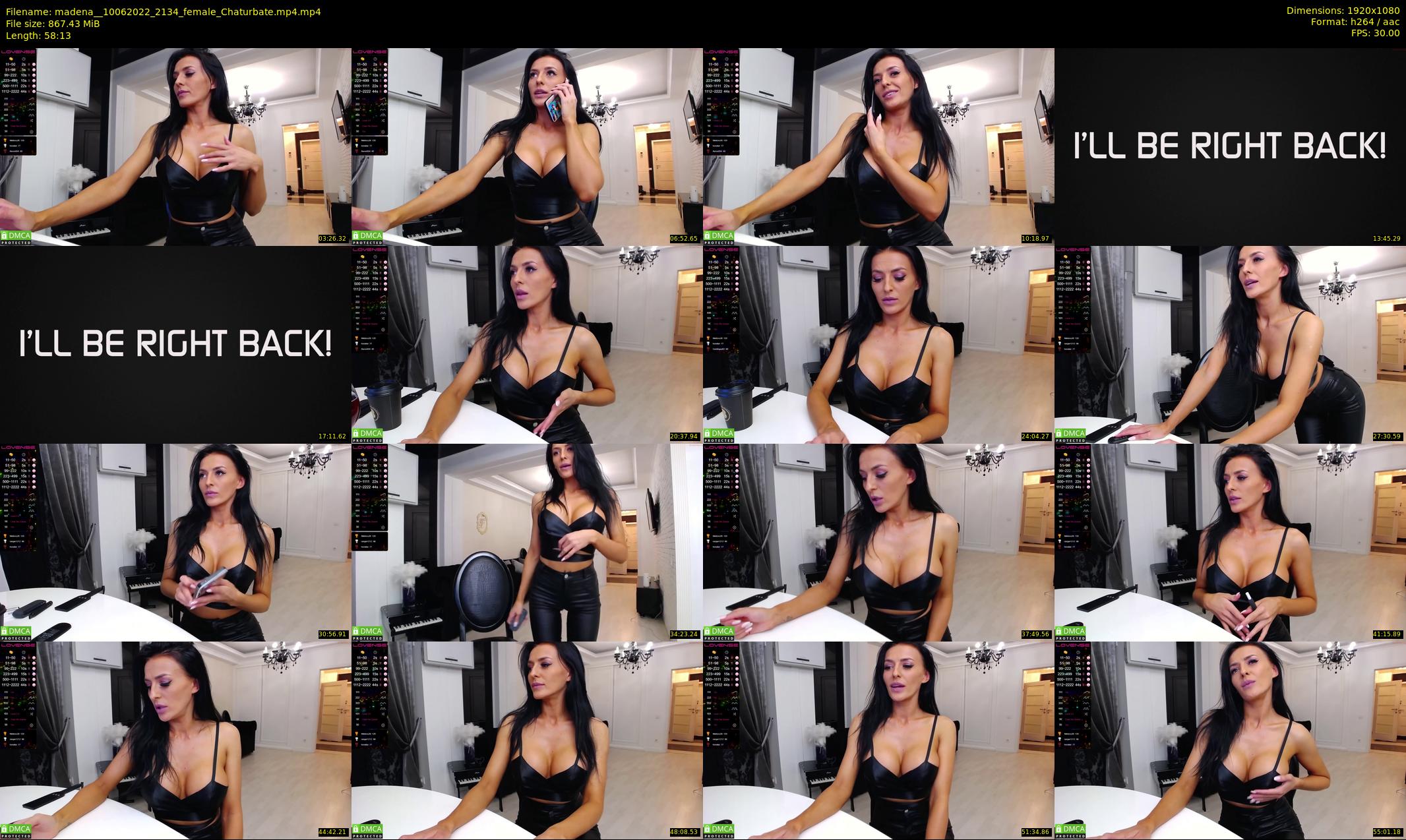 madena_ — 59 minute Chaturbate female cam show recording, 1080p, Jun 10, 2022