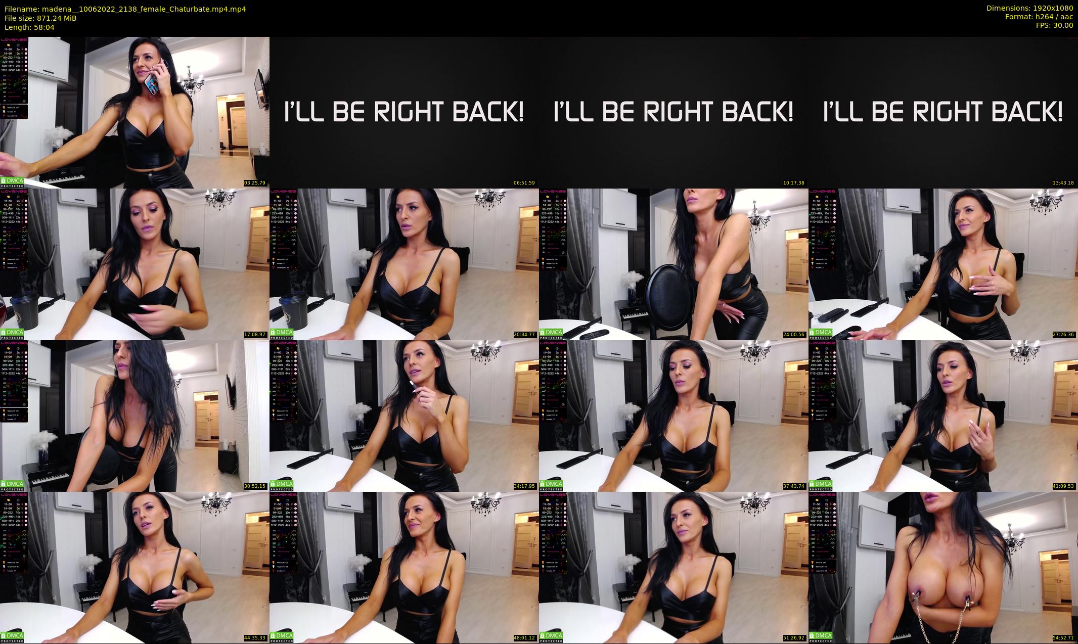 madena_ — 59 minute Chaturbate female cam show recording, 1080p, Jun 10, 2022