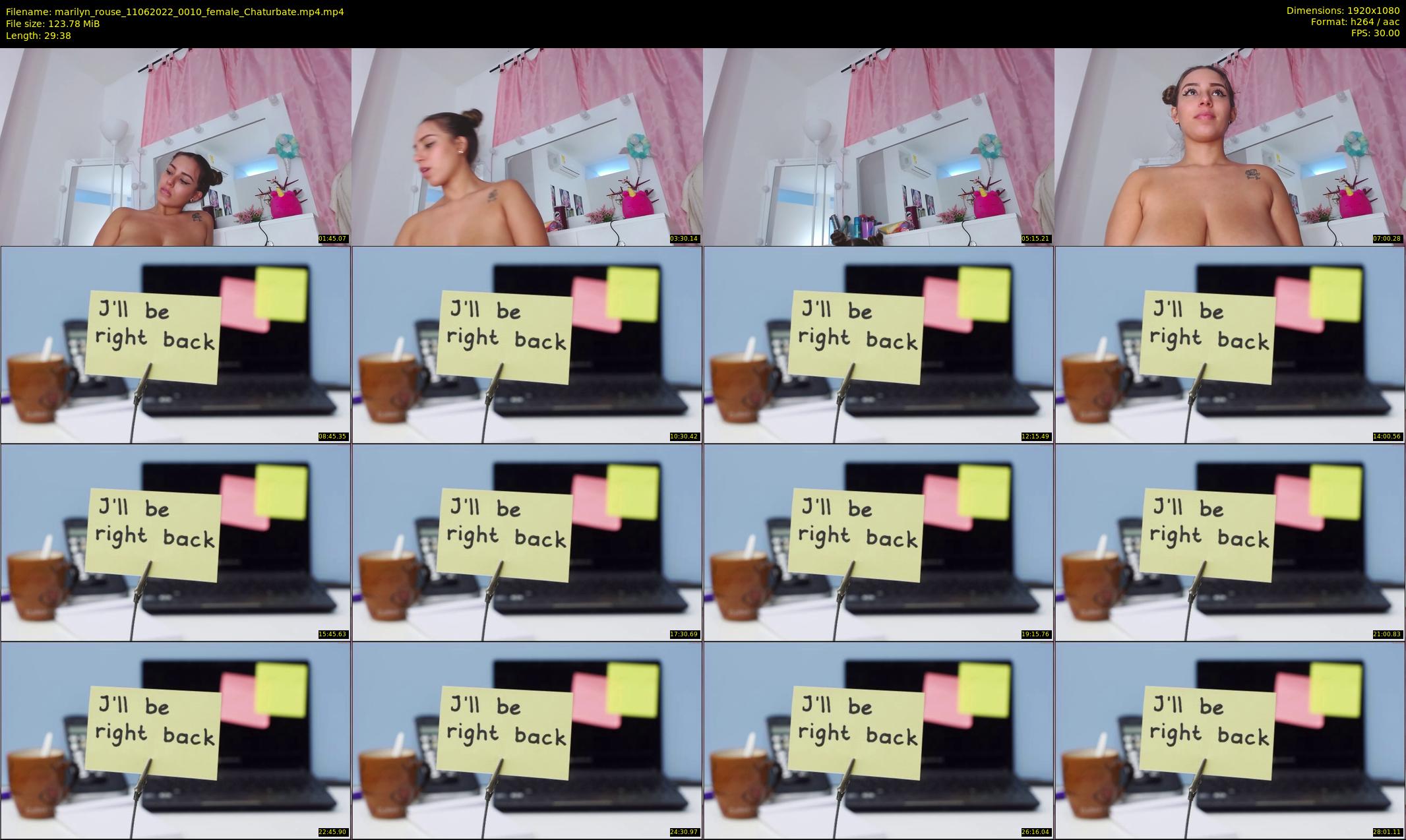 marilyn_rouse — 30 minute Chaturbate female cam show recording, 1080p, Jun 11, 2022