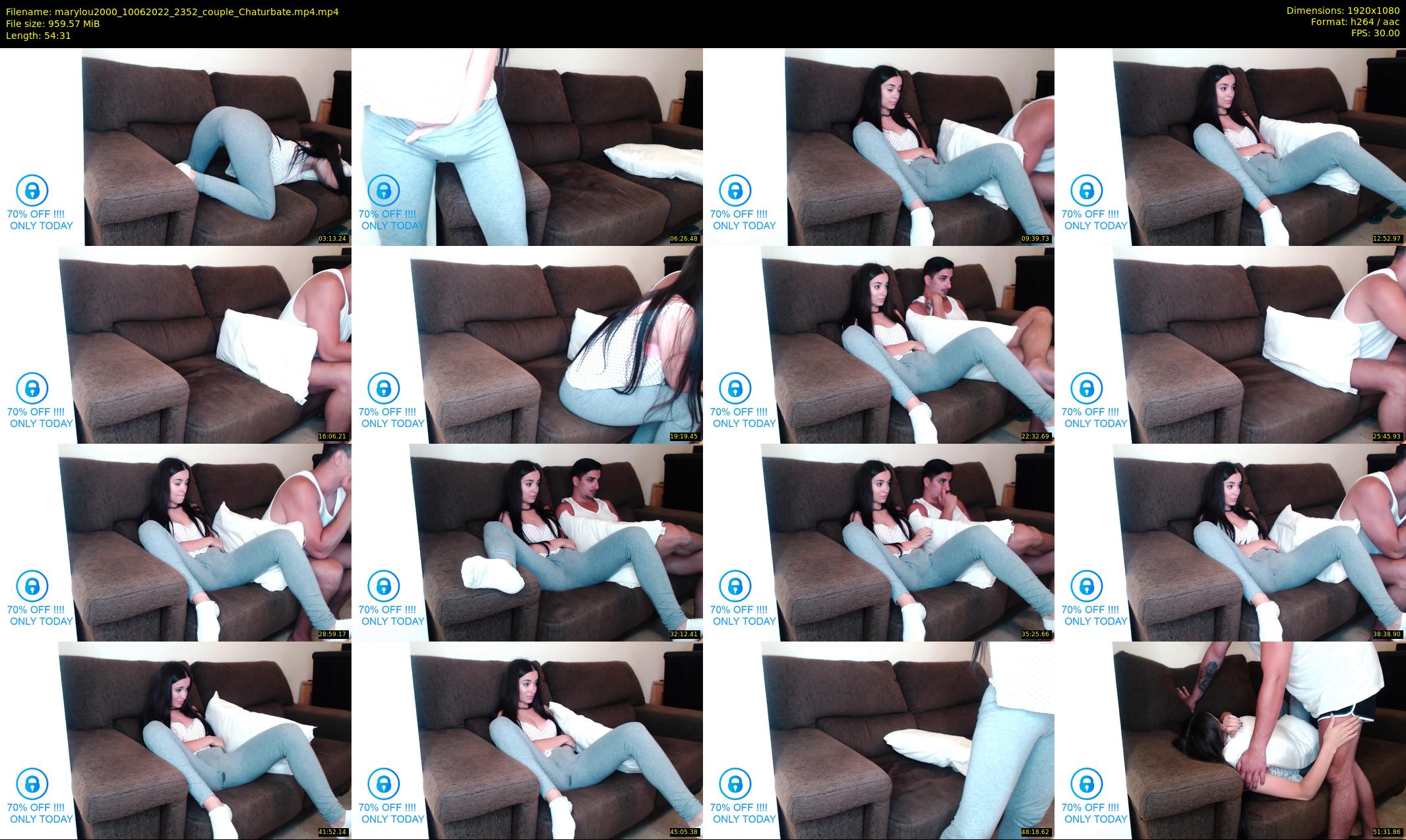 marylou2000 — 55 minute Chaturbate couple cam show recording, 1080p, Jun 10, 2022
