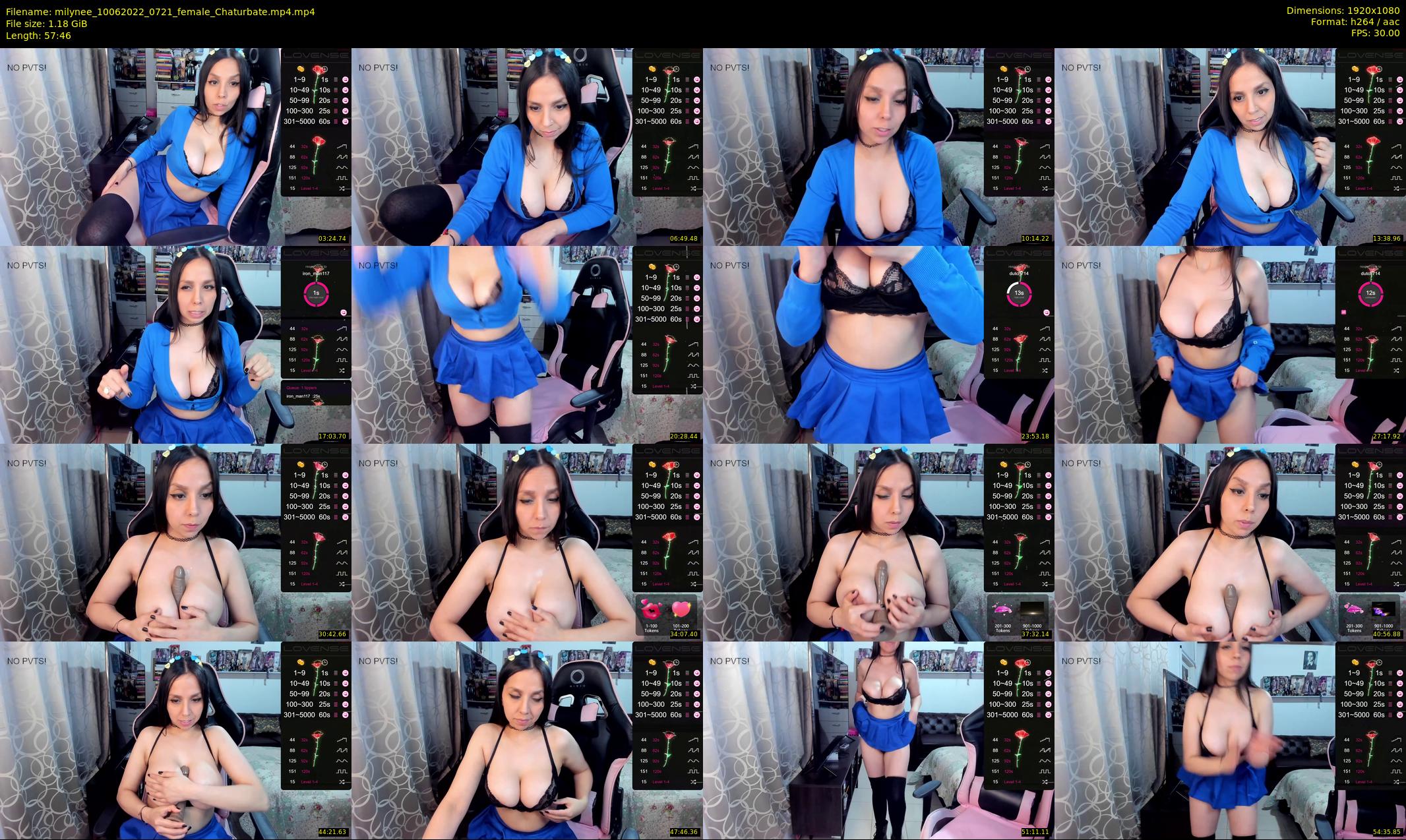 milynee — 58 minute Chaturbate female cam show recording, 1080p, Jun 10, 2022