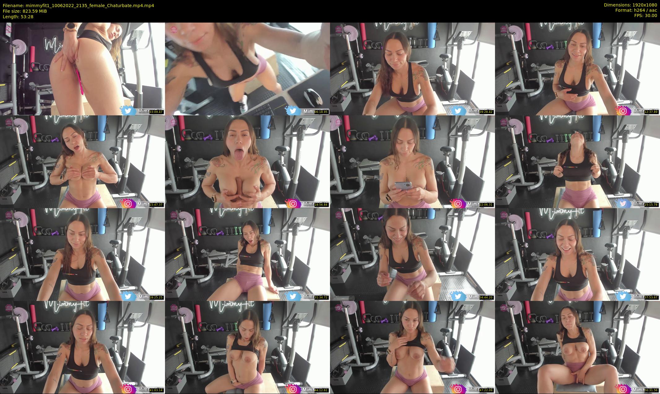 mimmyfit1 — 54 minute Chaturbate female cam show recording, 1080p, Jun 10, 2022