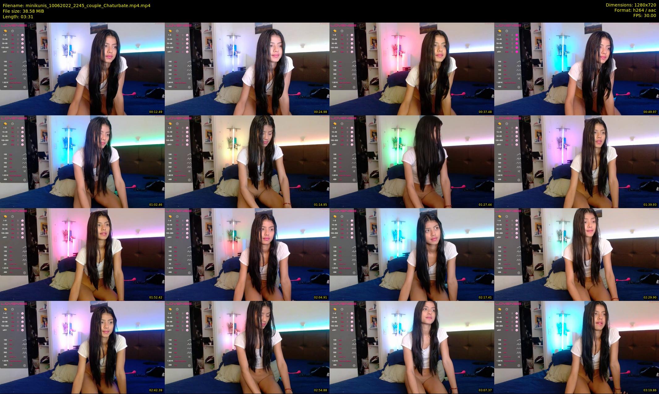 minikunis — 4 minute Chaturbate couple cam show recording, 720p, Jun 10, 2022