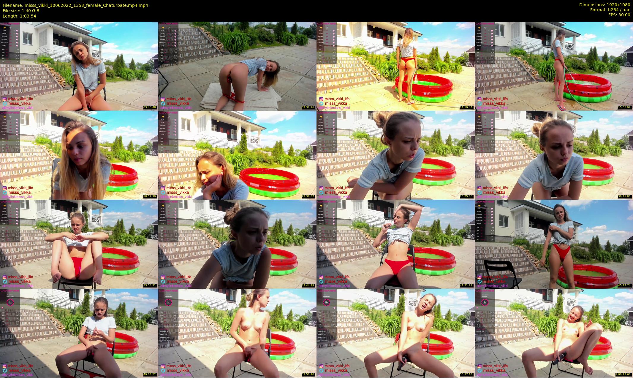 misss_vikki — 64 minute Chaturbate female cam show recording, 1080p, Jun 10, 2022