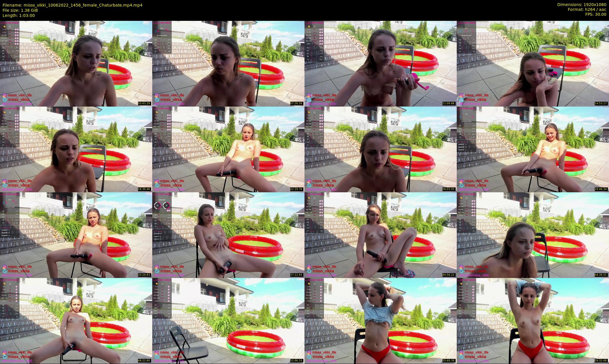 misss_vikki — 63 minute Chaturbate female cam show recording, 1080p, Jun 10, 2022