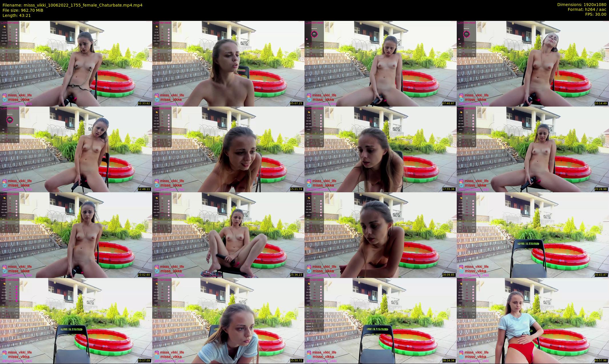 misss_vikki — 44 minute Chaturbate female cam show recording, 1080p, Jun 10, 2022