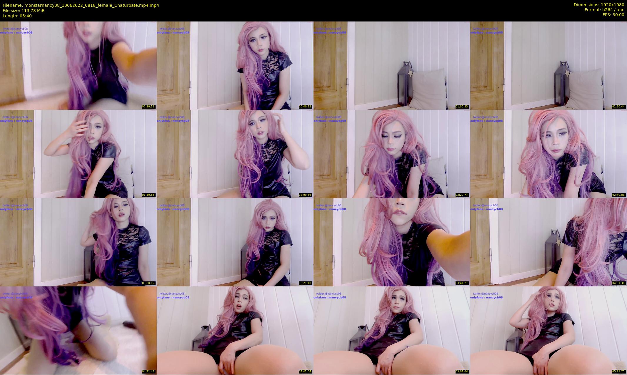 monstarnancy08 — 6 minute Chaturbate female cam show recording, 1080p, Jun 10, 2022