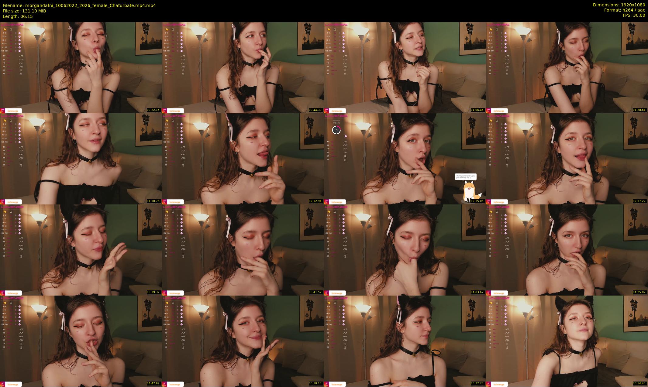 morgandafni — 7 minute Chaturbate couple cam show recording, 1080p, Jun 10, 2022