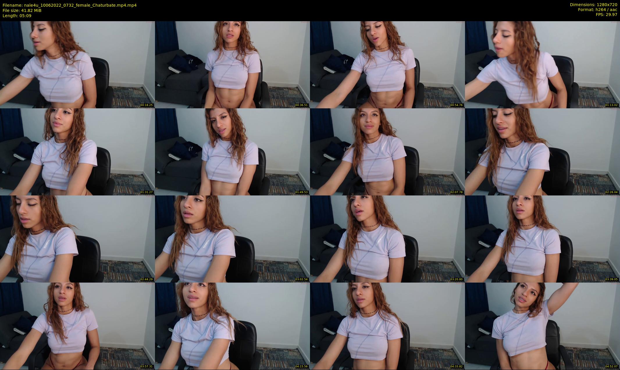 nale4u — 6 minute Chaturbate female cam show recording, 720p, Jun 10, 2022